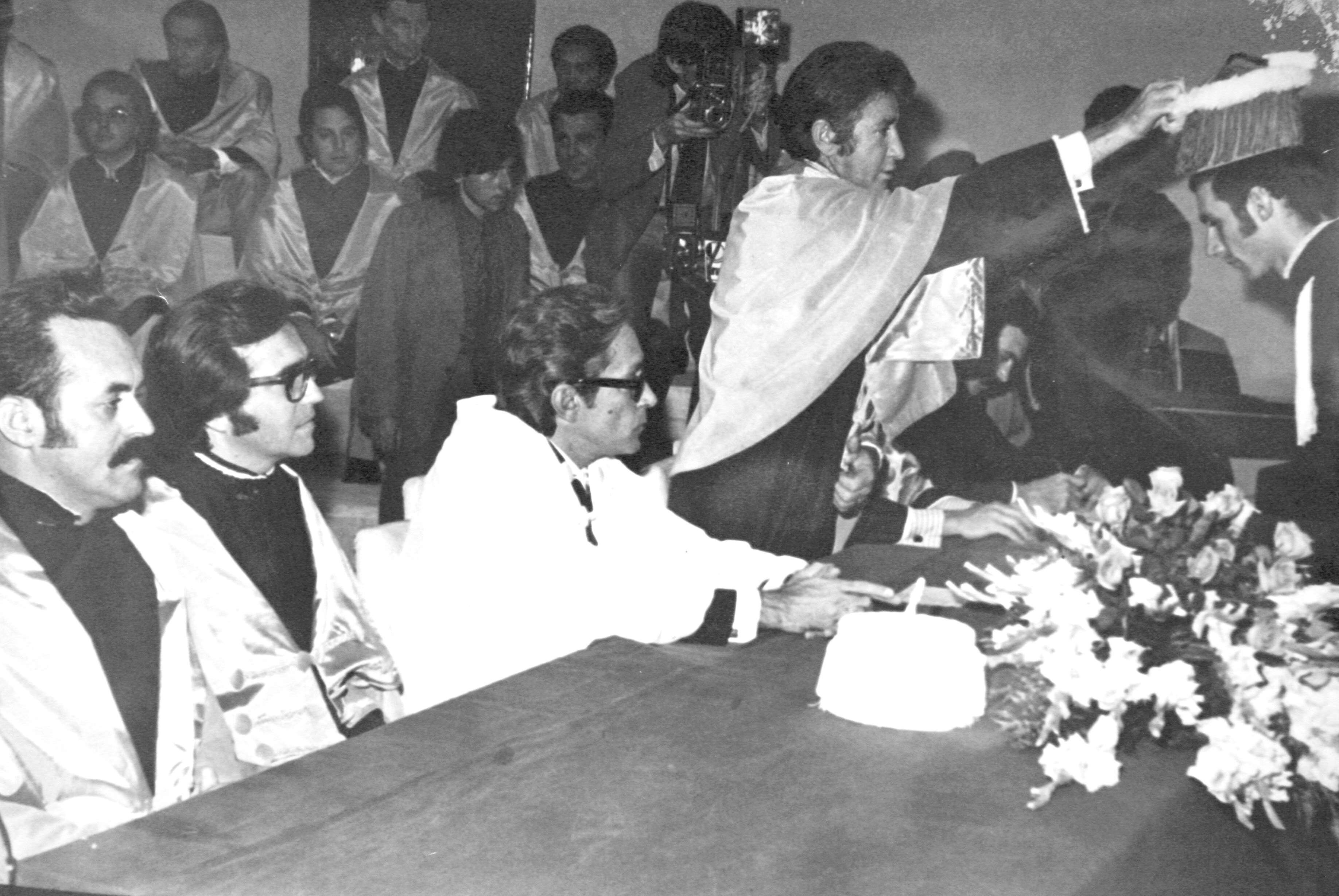 Colação de grau na UEM - Década de 1970