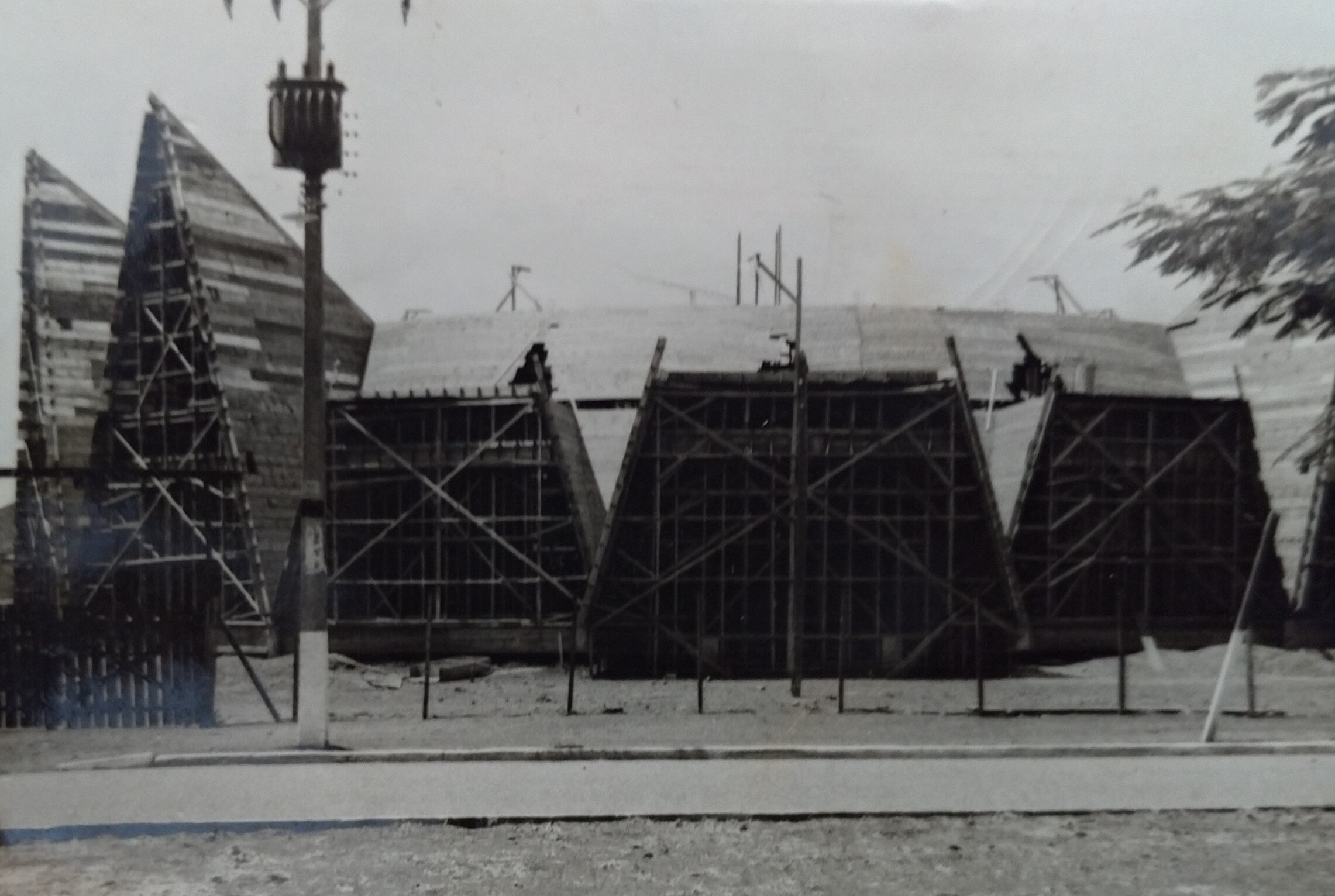 A Catedral em construção - Anos 1960