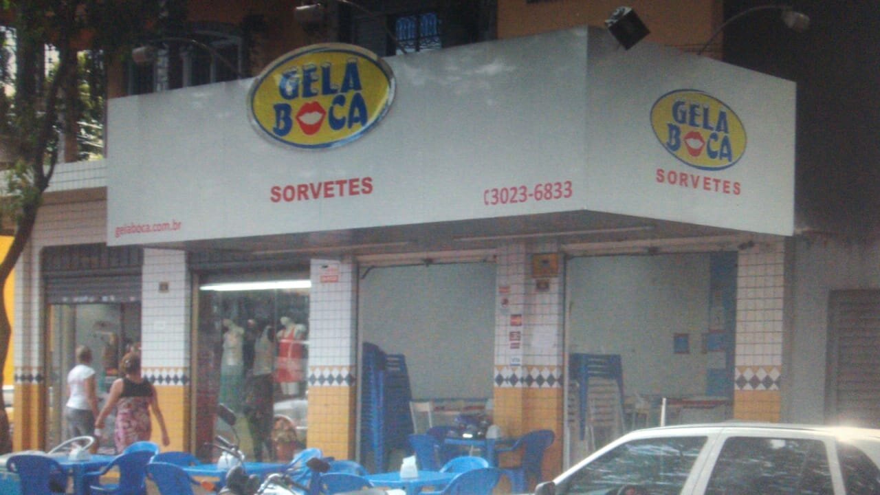 Primeira loja franqueada Gela Boca - Década de  2010