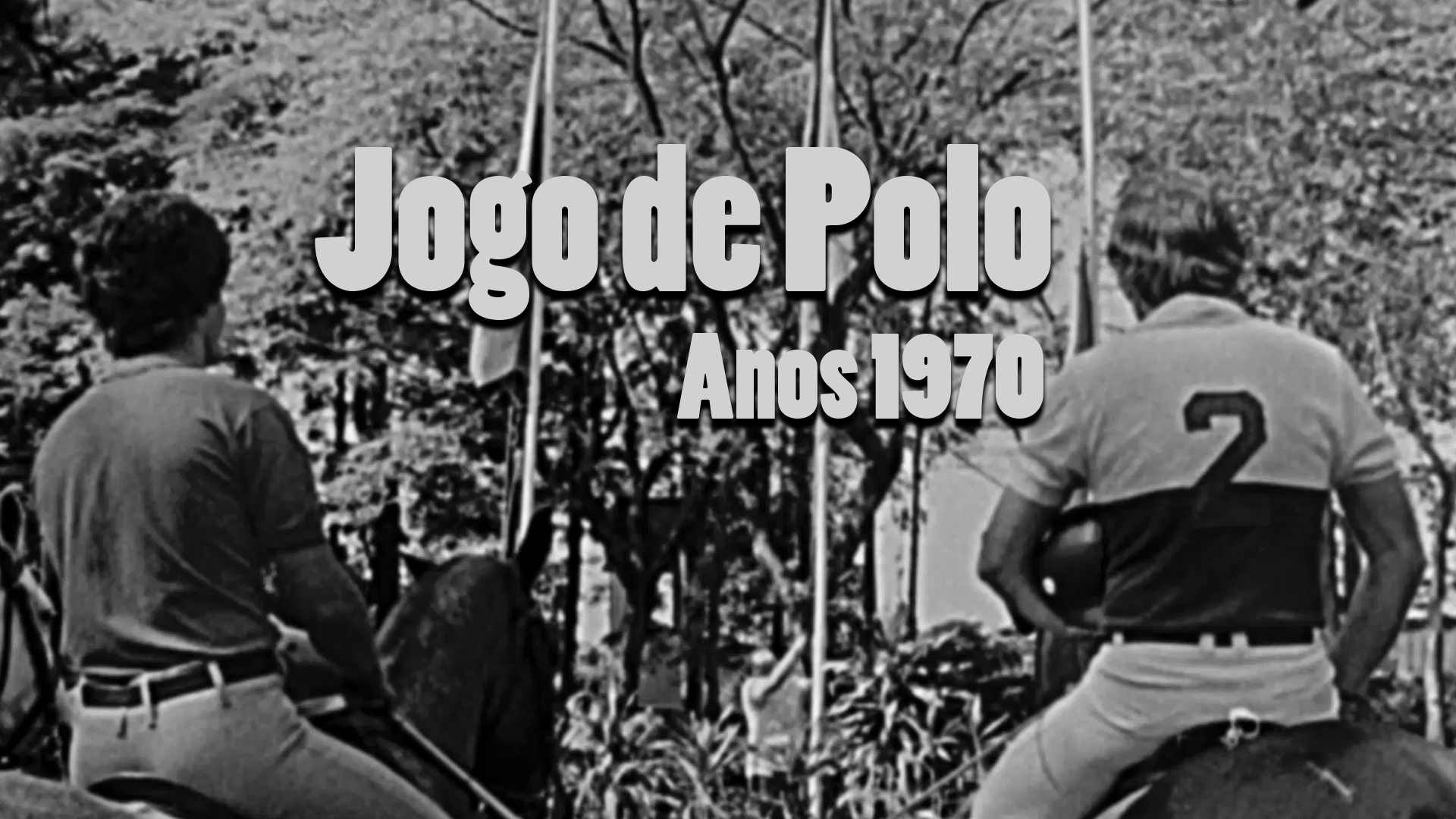 RARIDADE - Jogo de Polo nos anos 1970