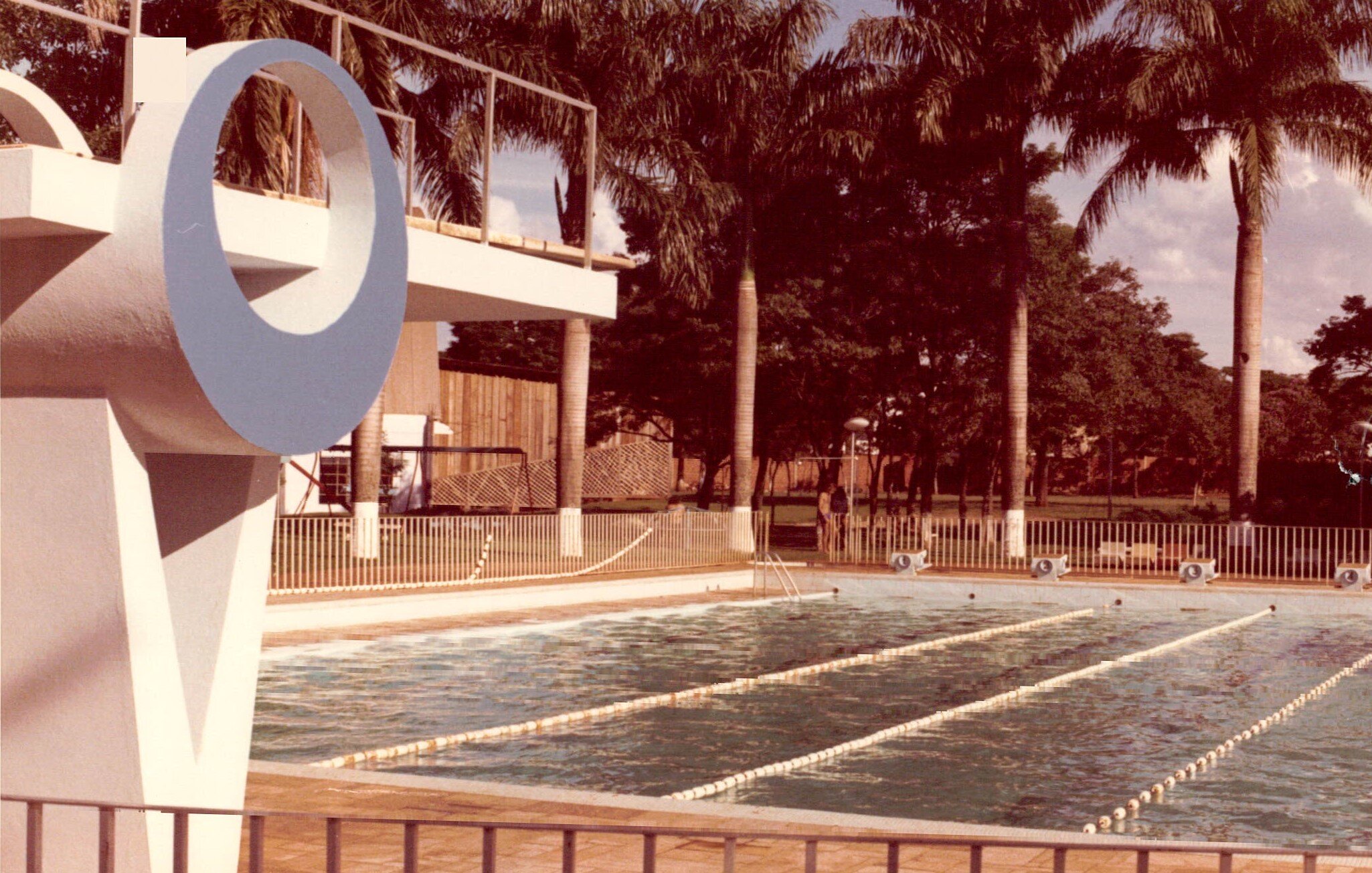 Trampolim do Maringá Clube - Década de 1970