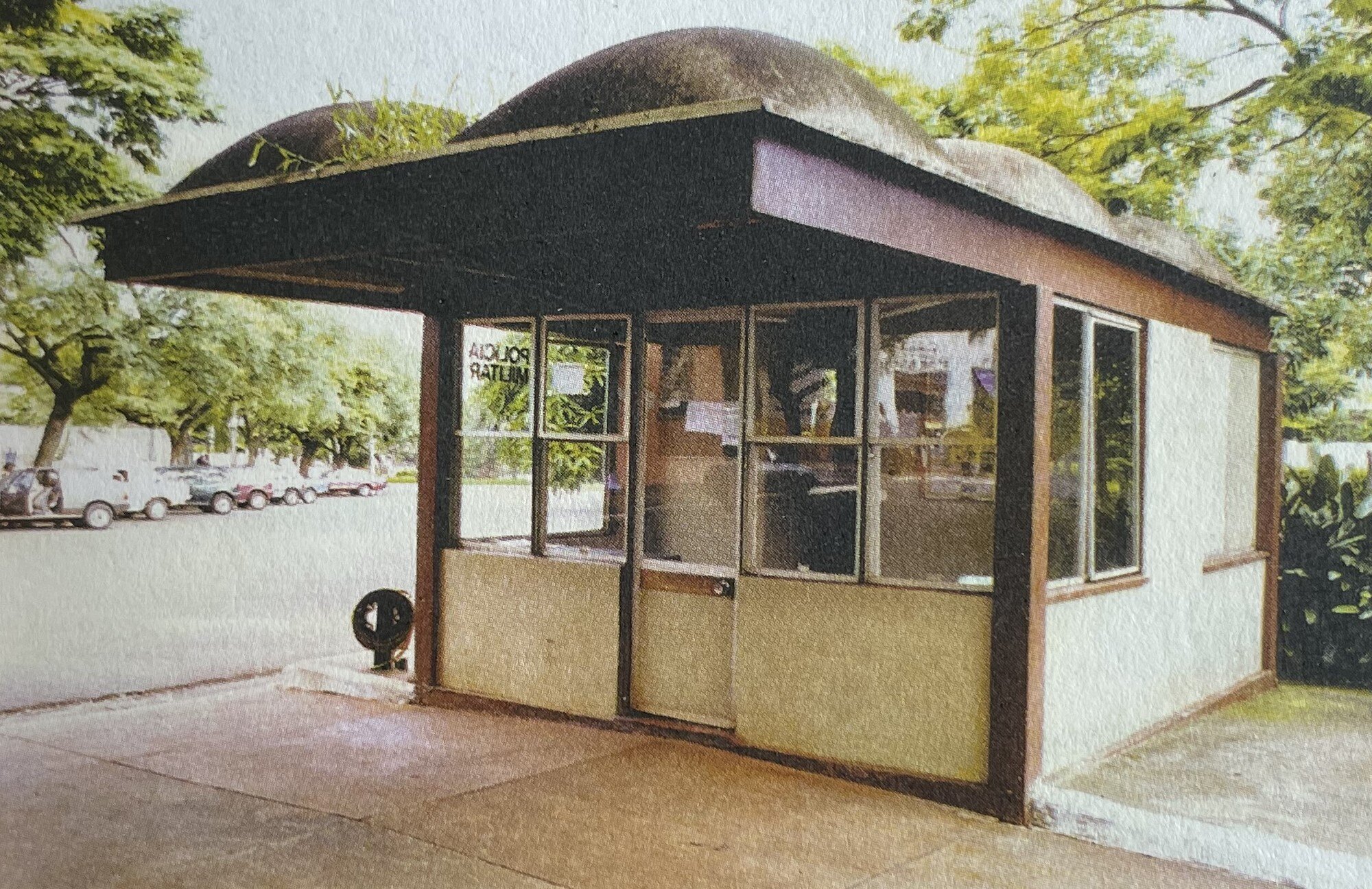Módulo policial da avenida Riachuelo - Anos 1980