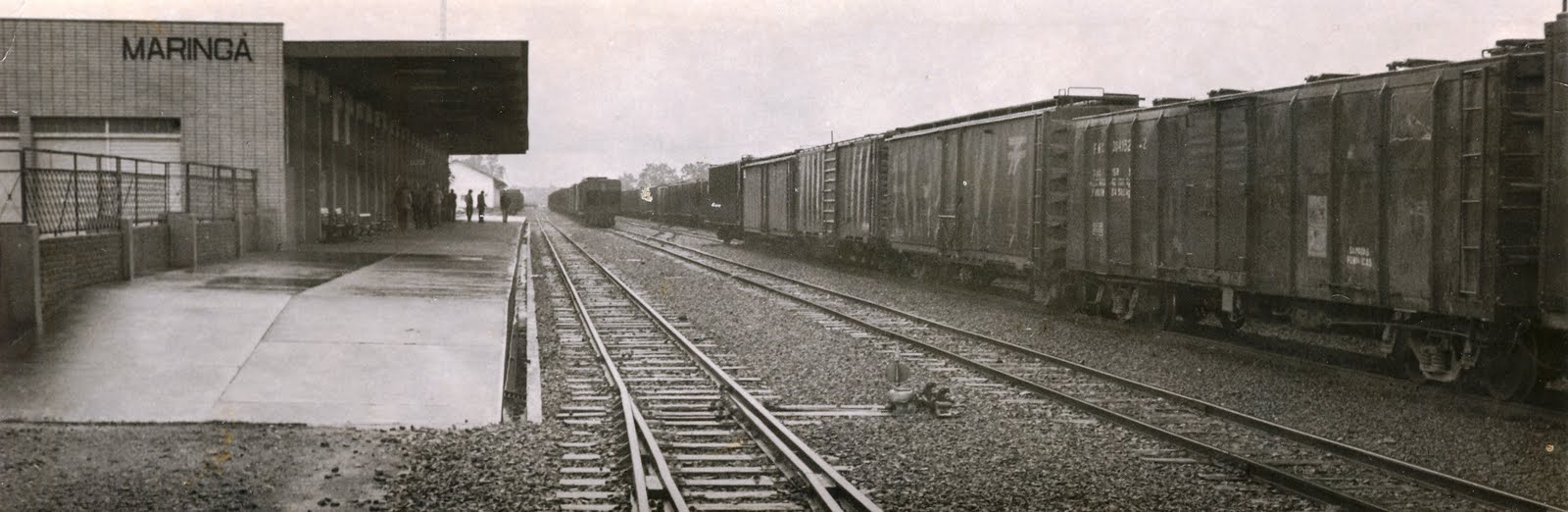 Estação Ferroviária de Maringá - Década de 1970