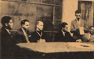 Posse da diretoria do Sindicato dos Empregados do Comércio - 1959