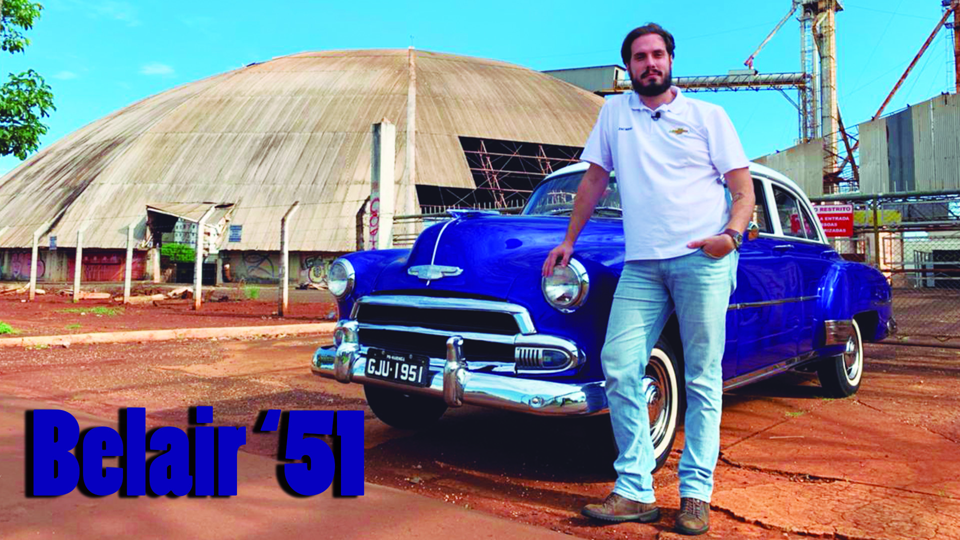 Carona Histórica com um Chevrolet Belair '51