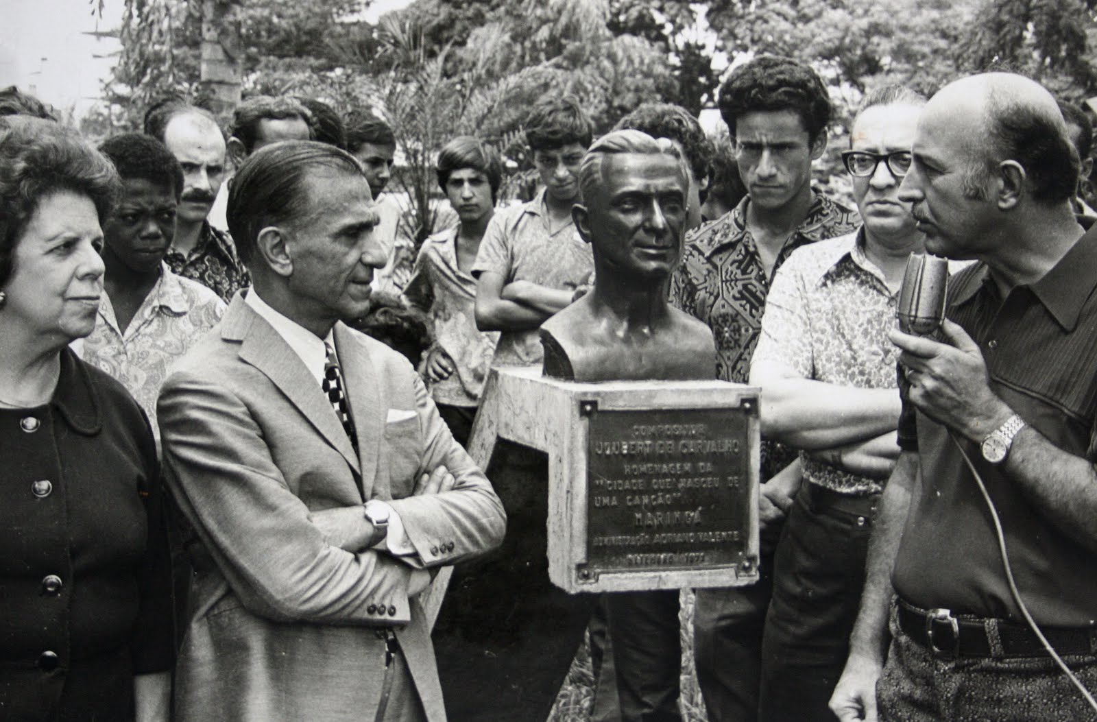 Inauguração do Busto de Joubert de Carvalho - 1972