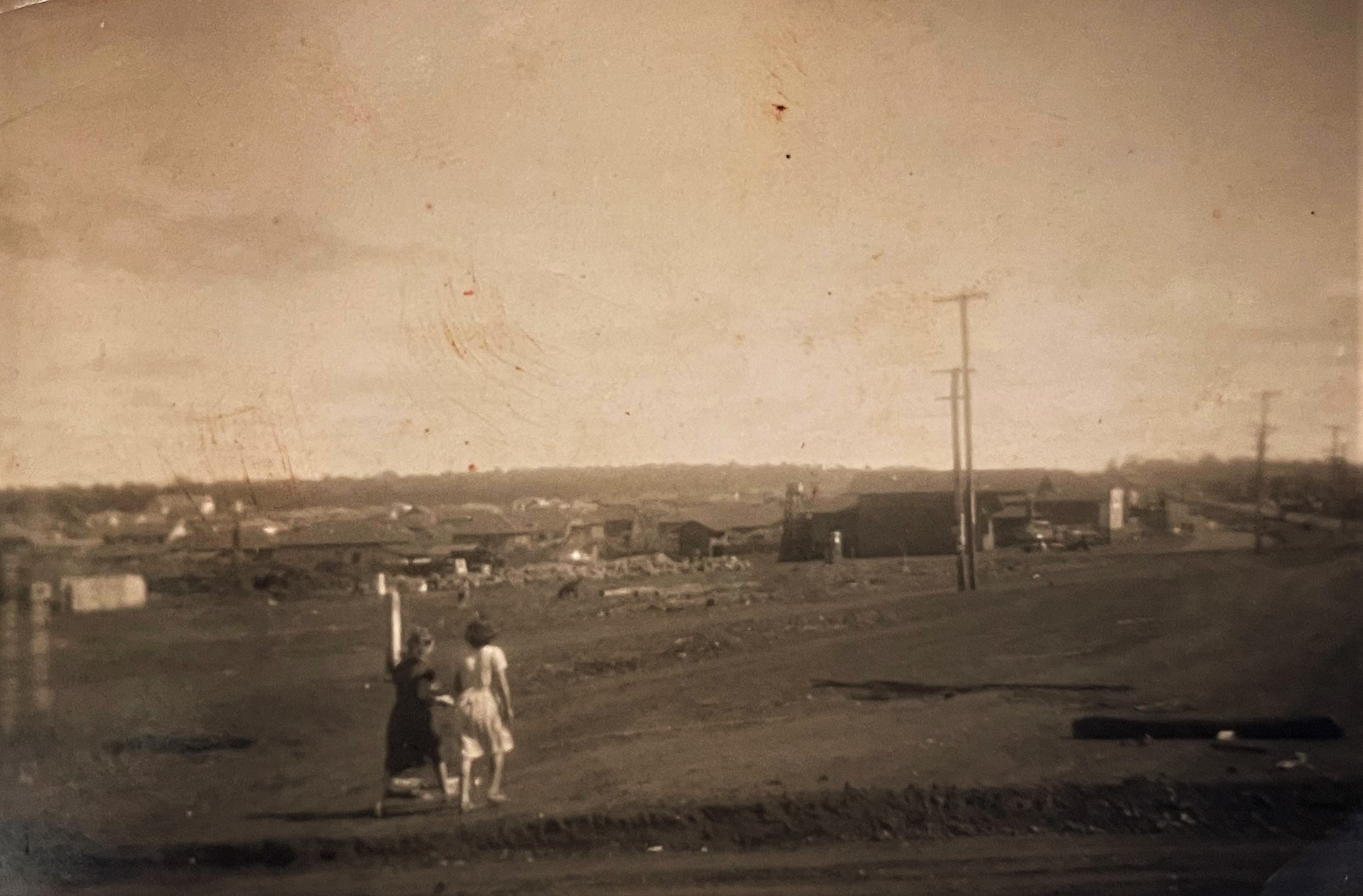 Vista parcial do Maringá Novo - Início dos anos 1950