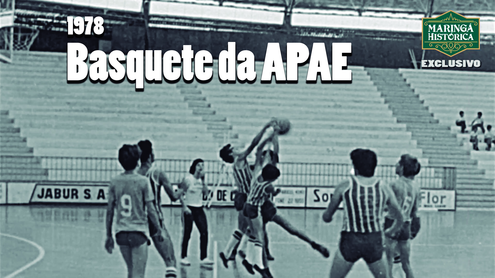 RARIDADE - Jogo de basquete da APAE em 1978