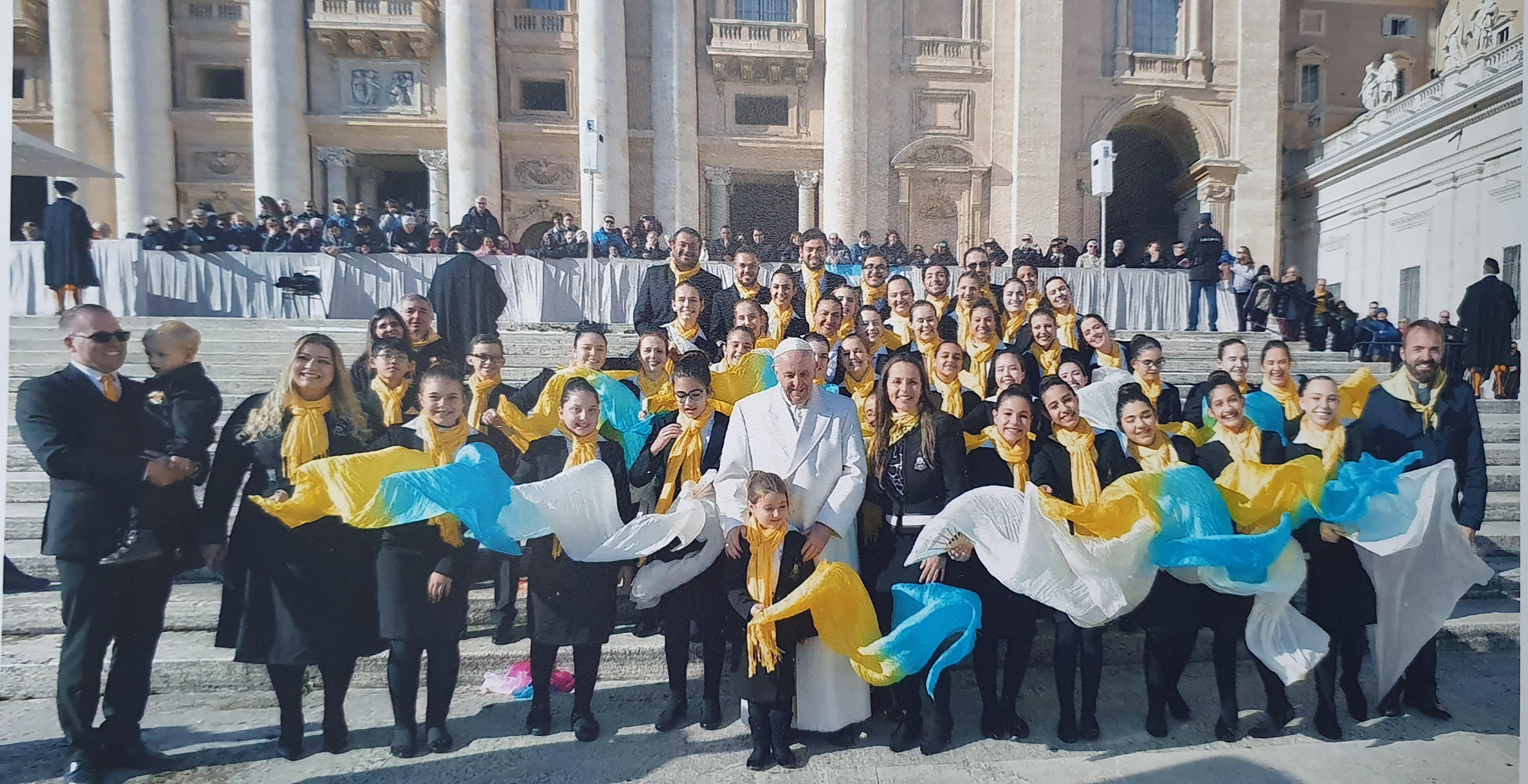 Quando o Papa recebeu o Coral Arquidiocesano de Maringá - 2018