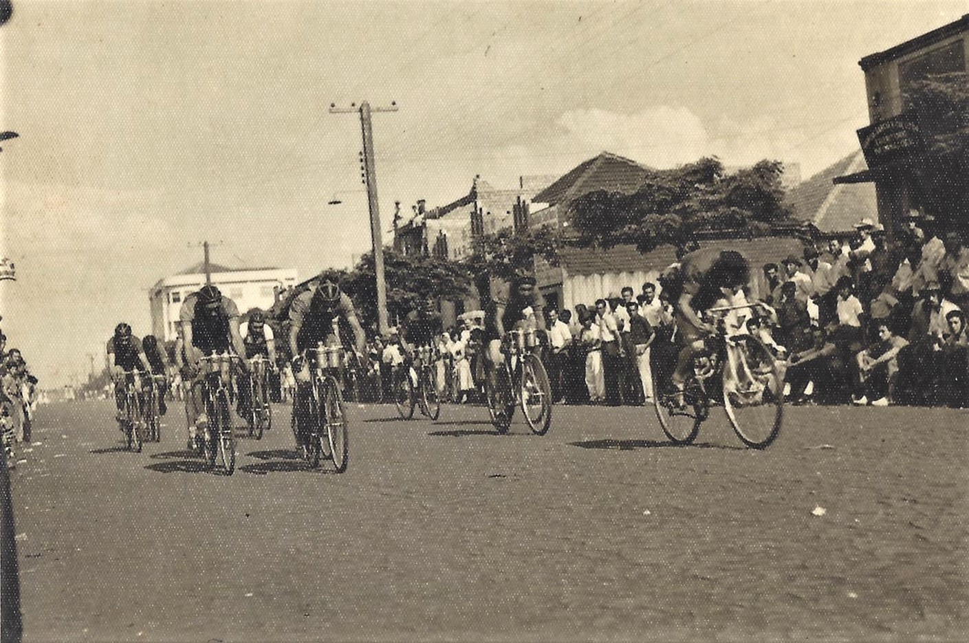 Corrida da bicicletas - Década de 1950