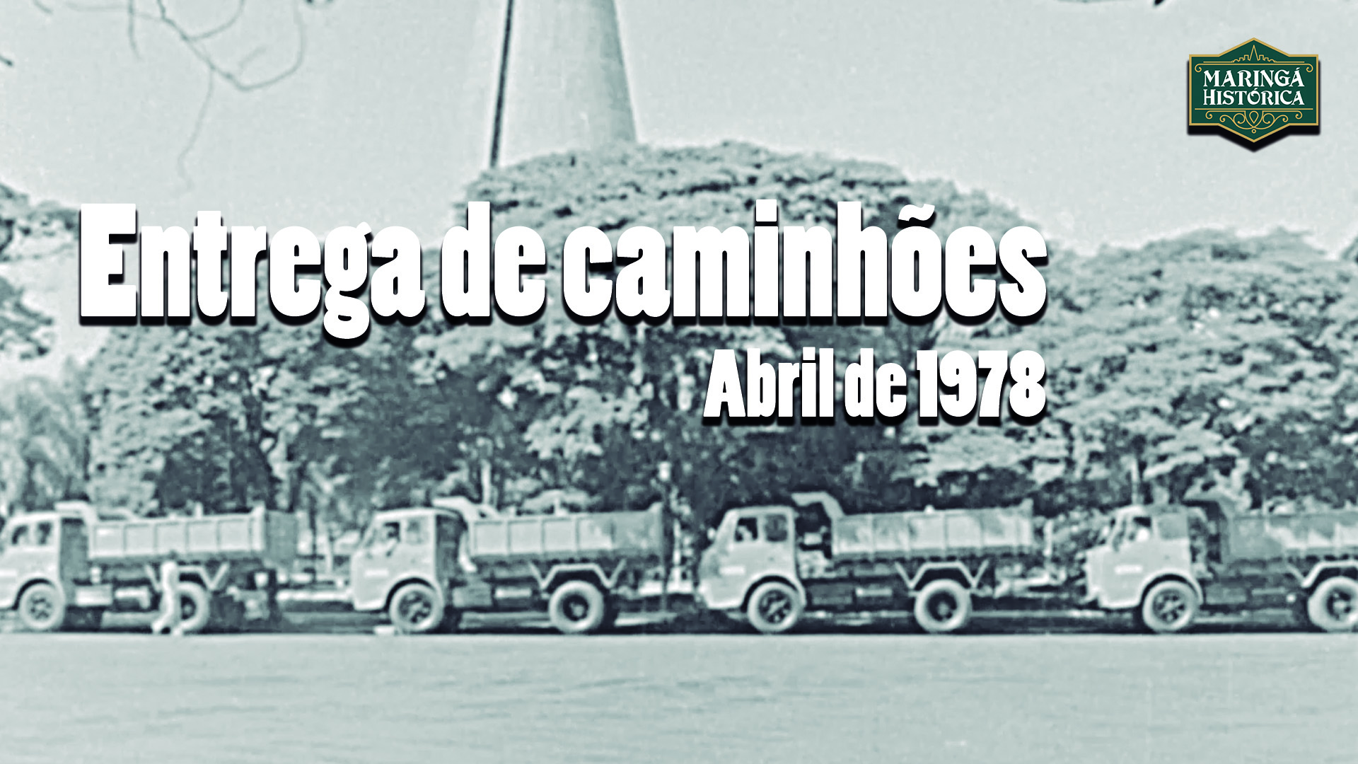 RARIDADE - Entrega de caminhões em 1978