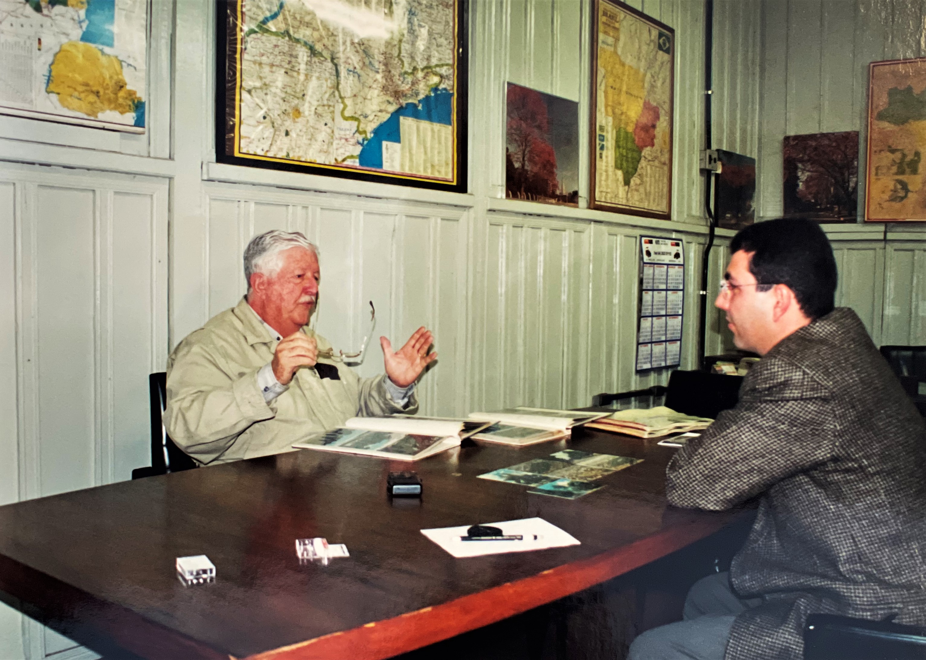 Visita a sede da CMNP - 1999