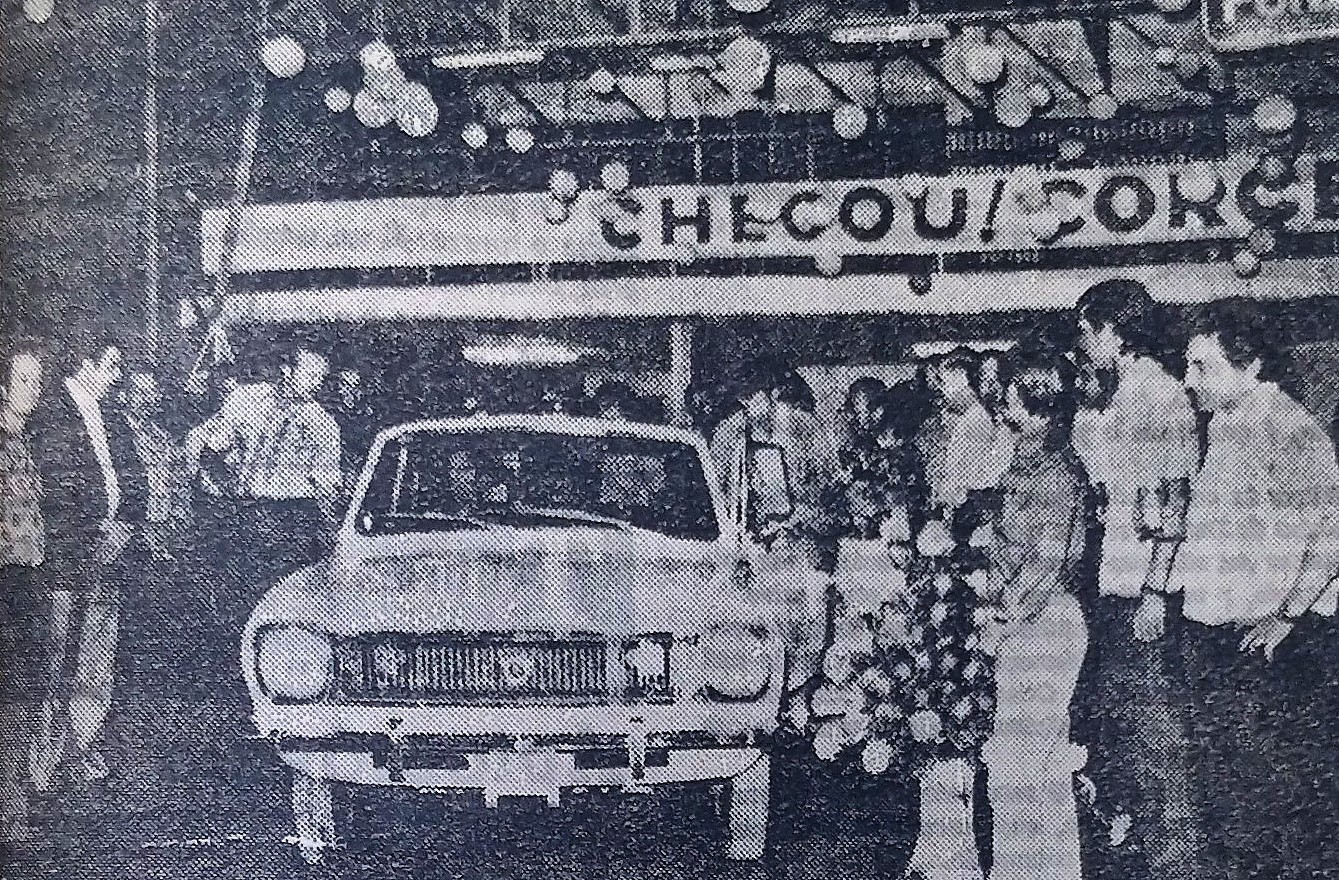 Pismel mostra o novo Corcel - Outubro de 1972