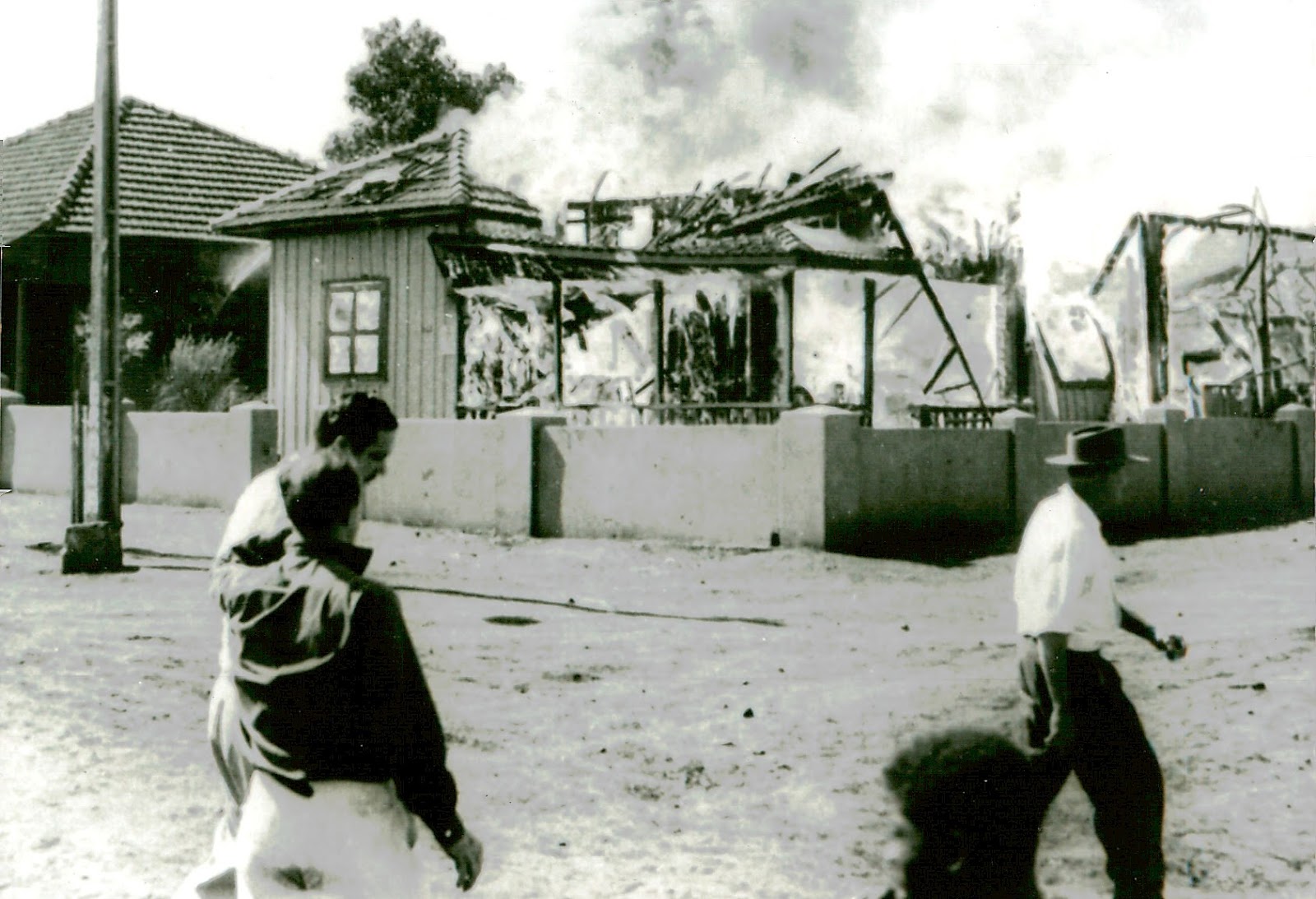 Atentado contra a residência dos Maia - 1956 (foto com resolução)