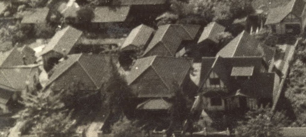 Casas na Avenida XV de Novembro - Década de 1950