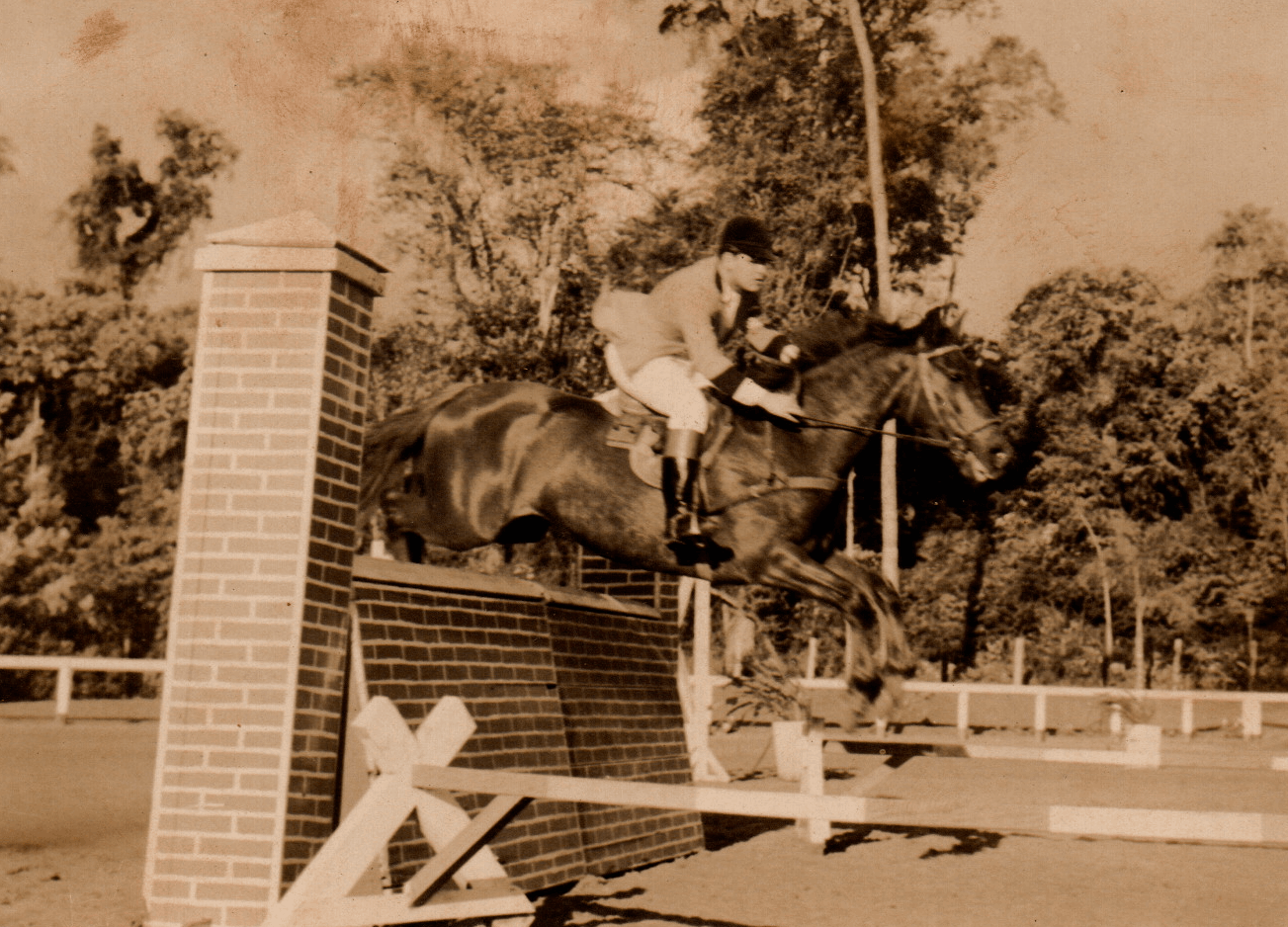 Competição no Clube Hípico de Maringá - Anos 1950