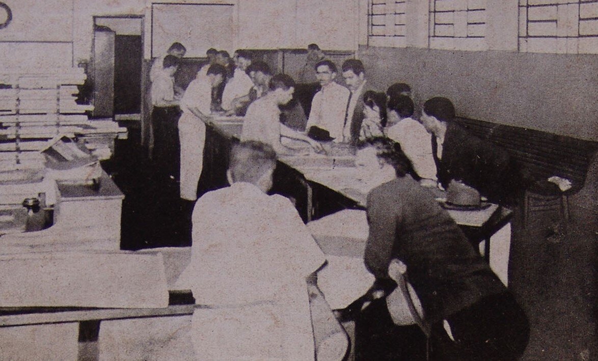 Balcão de negócios da Companhia - 1951