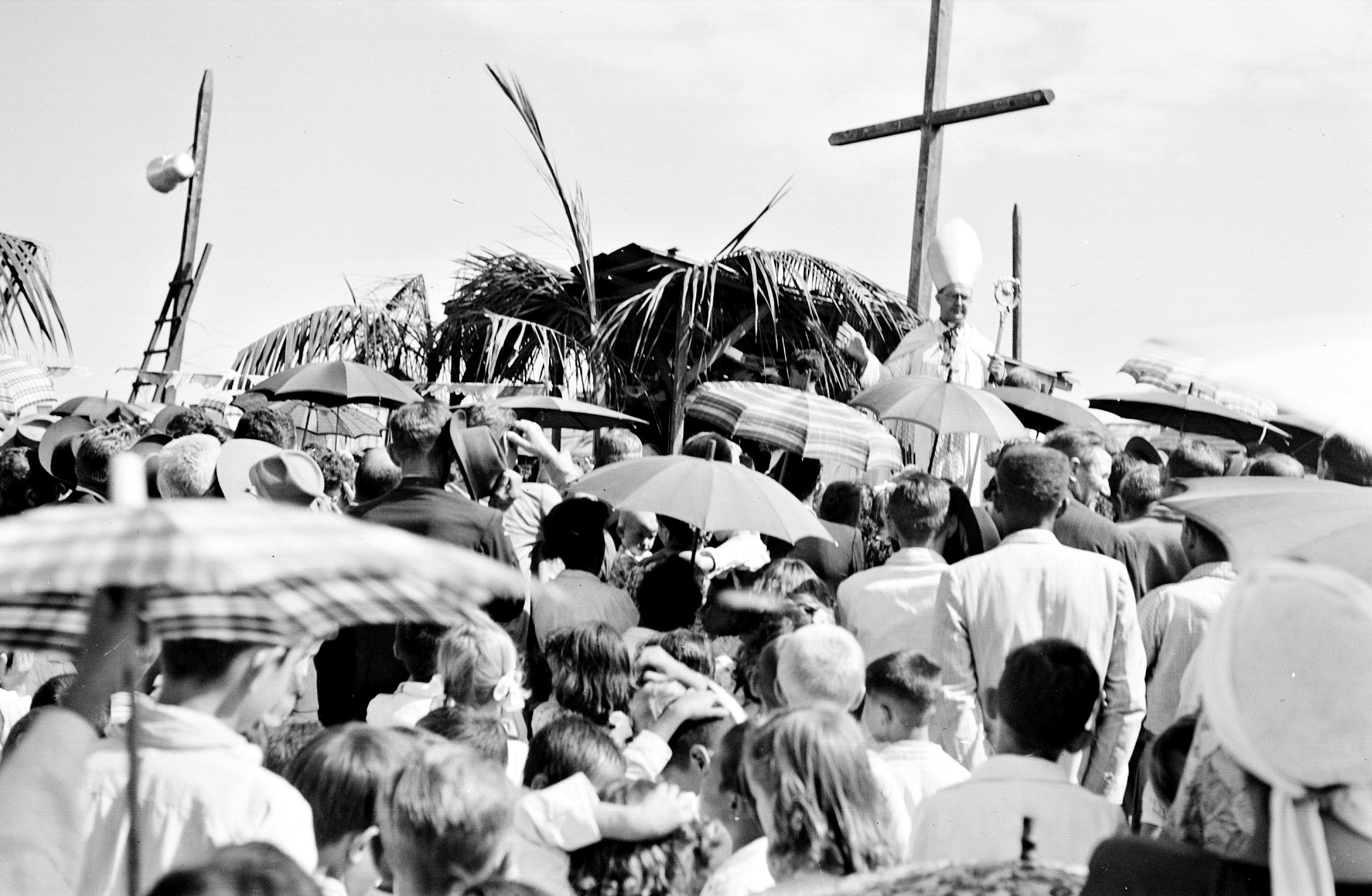 Lançamento da pedra fundamental da Igreja São José Operário - 1950