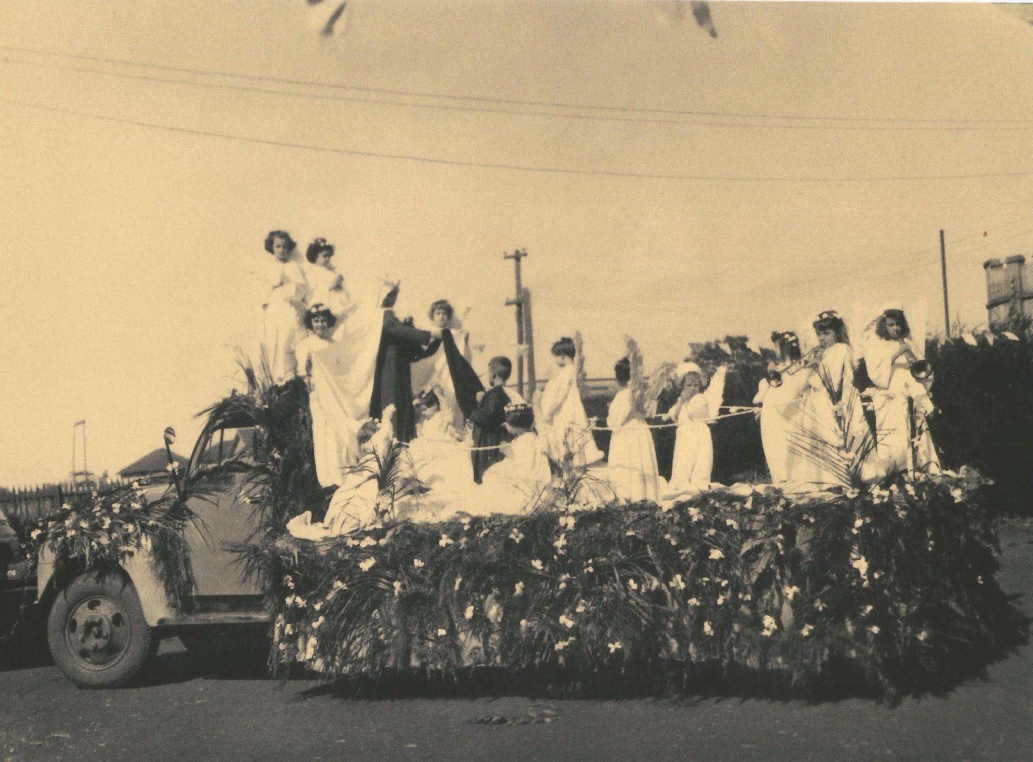 Desfile de aniversário de Maringá - 1955