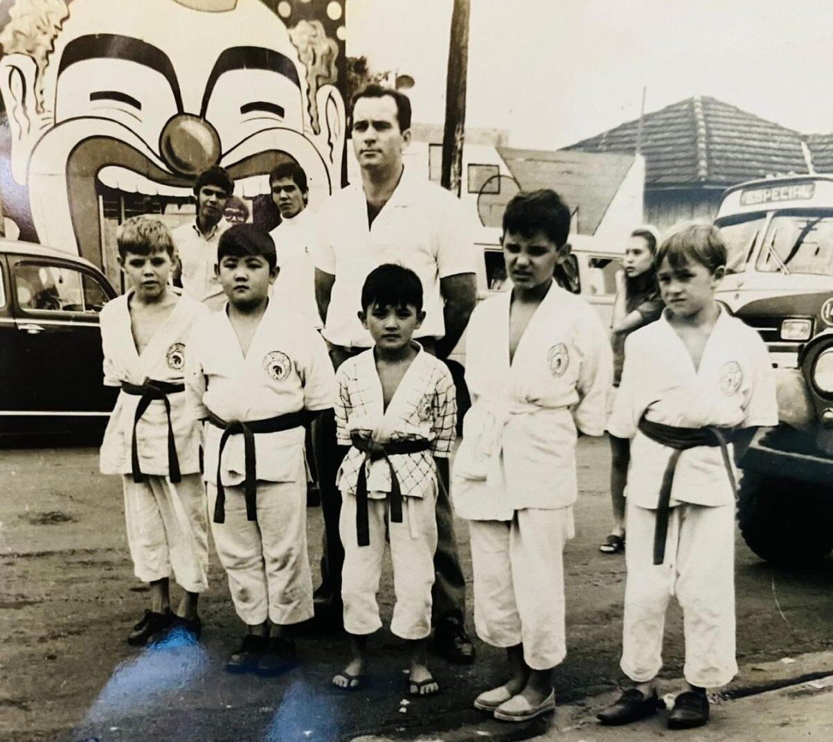 Jovens atletas de judô - 1968