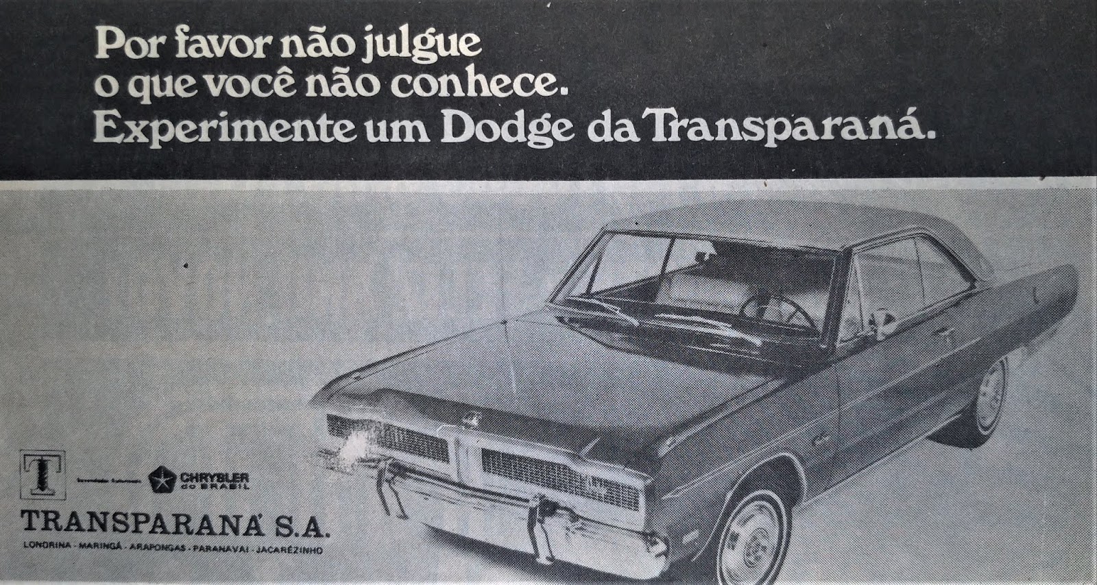 Dodge da Transparaná - 1975