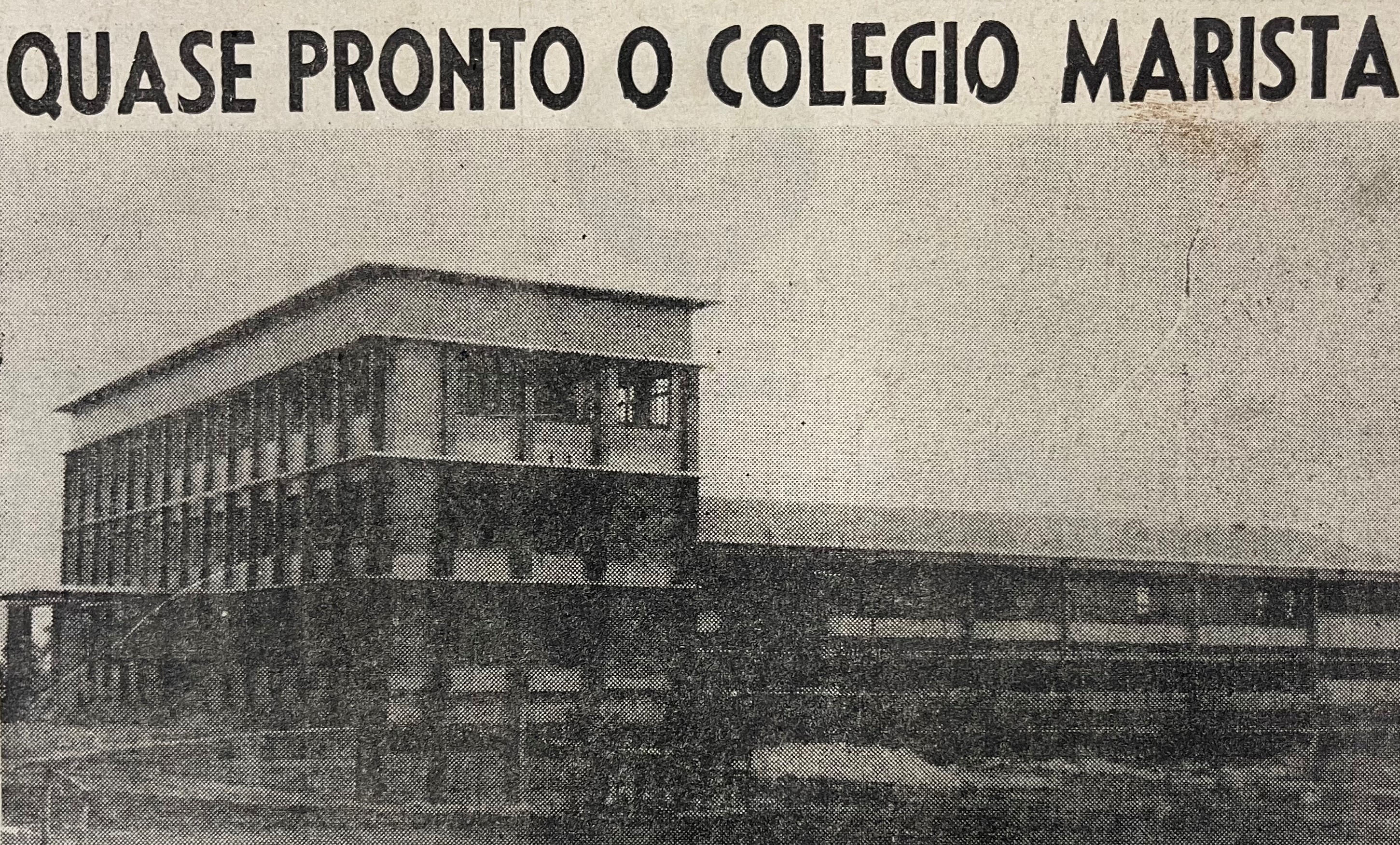 Ampliações no Colégio Marista - 1966