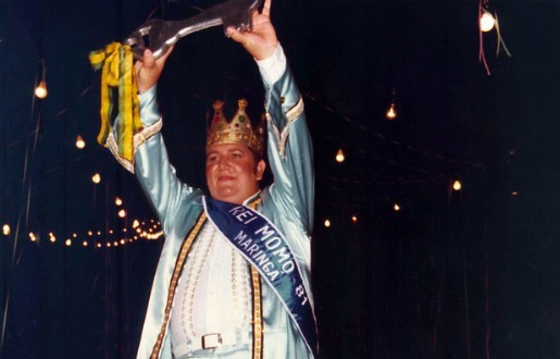 Osvaldo Reis como Rei Momo - 1981