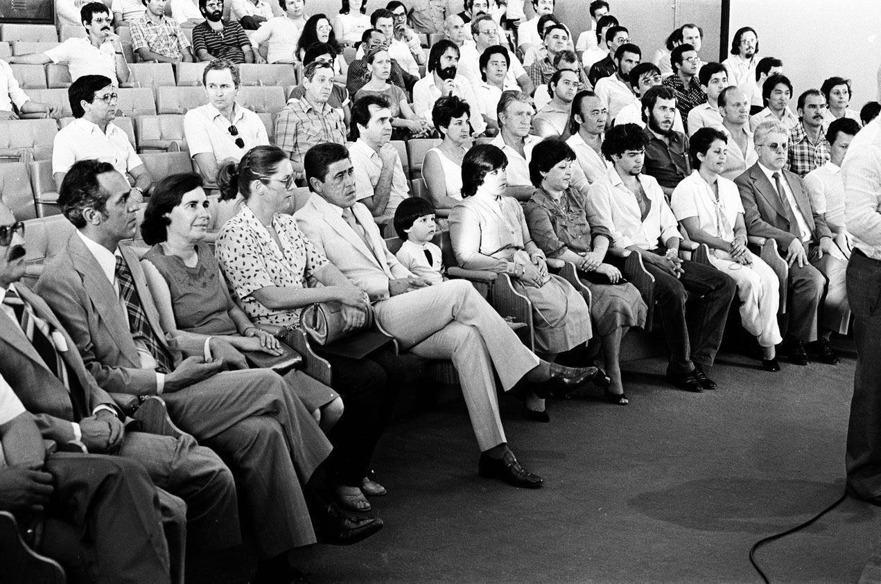 Inauguração do auditório Ney Marques da UEM - 1981
