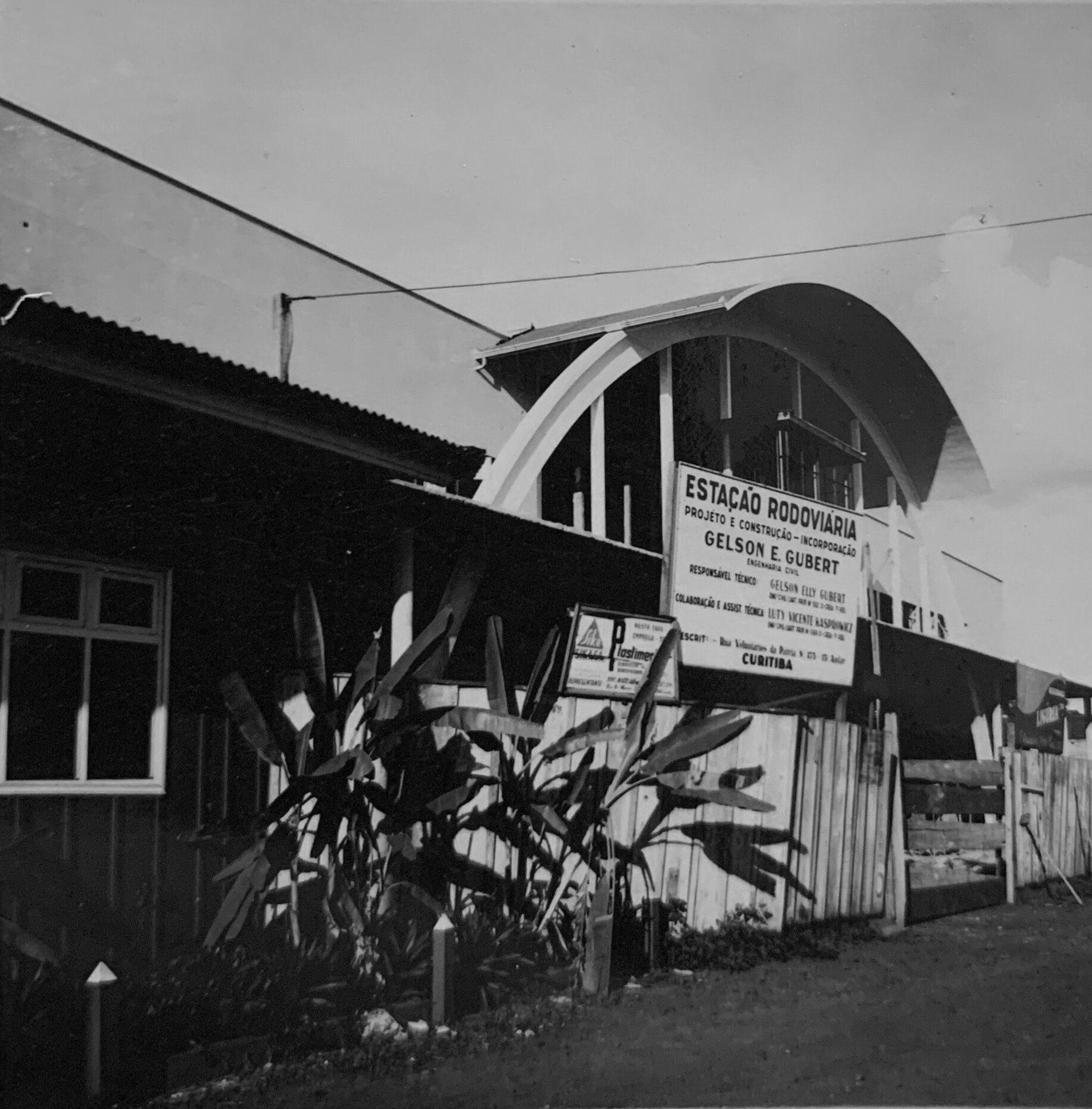 Obras da Estação Rodoviária Municipal - Anos 1960
