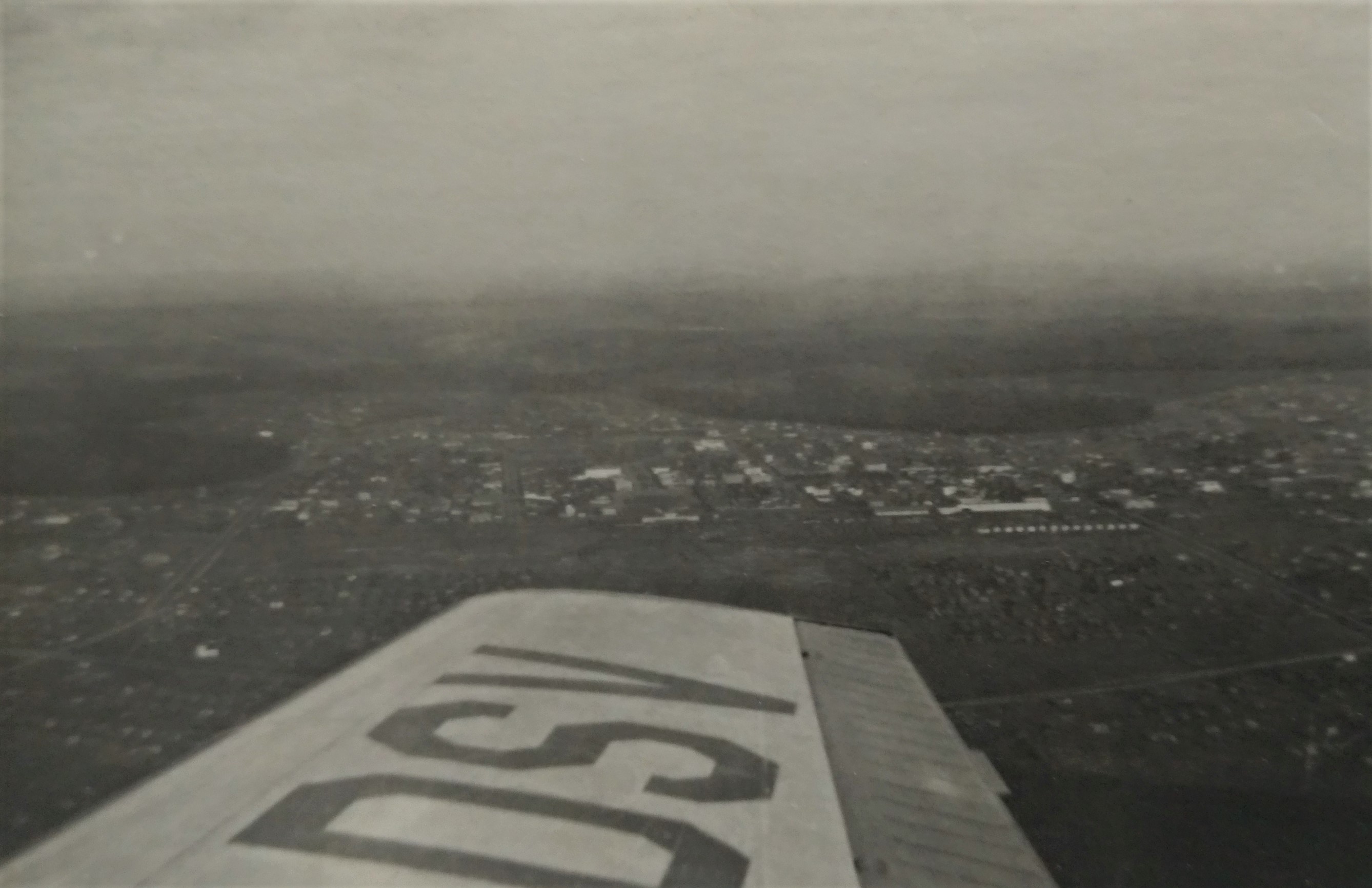 Vista aérea do Maringá Novo - Anos 1950