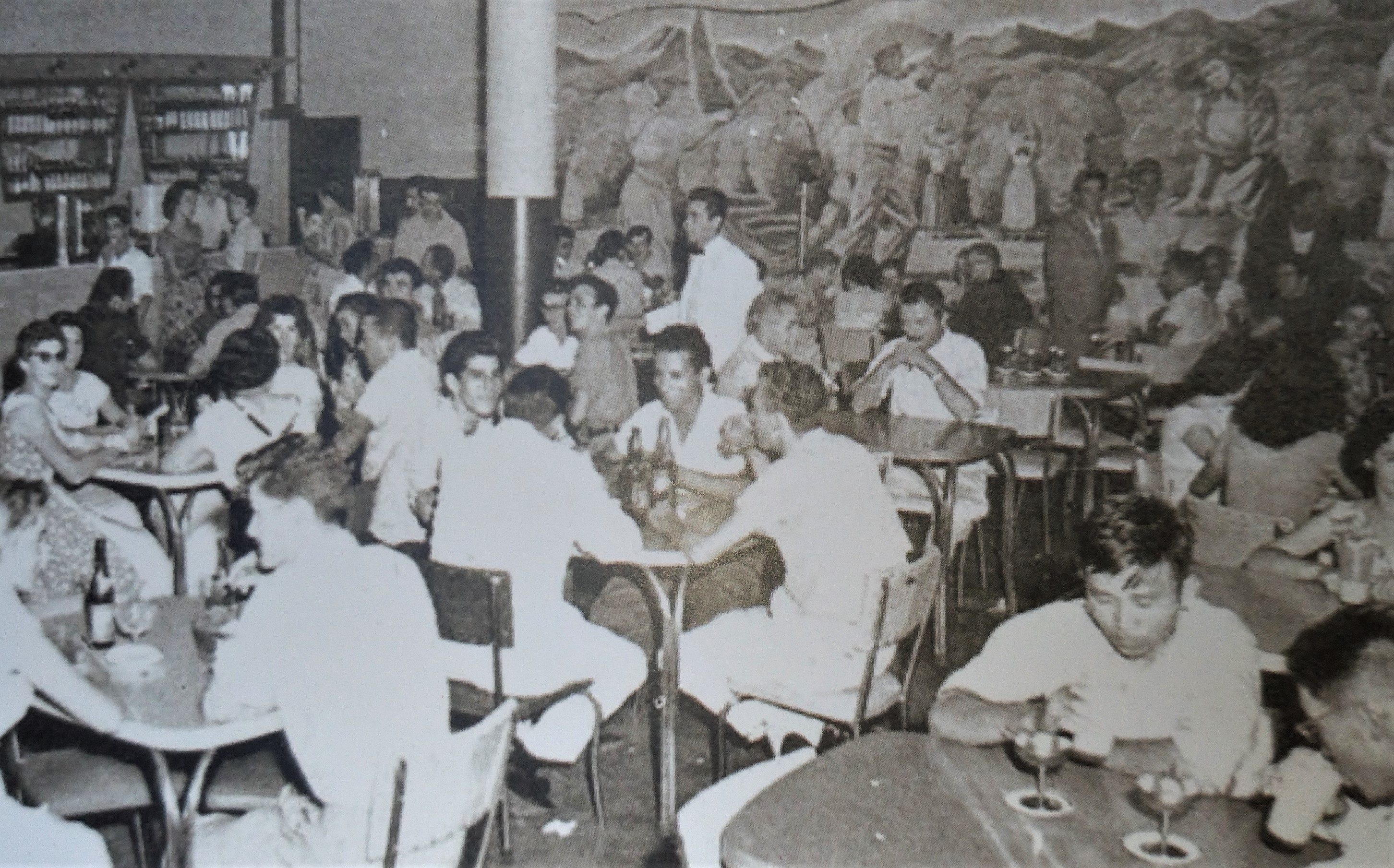 Interior do Bar Colúmbia - 1958