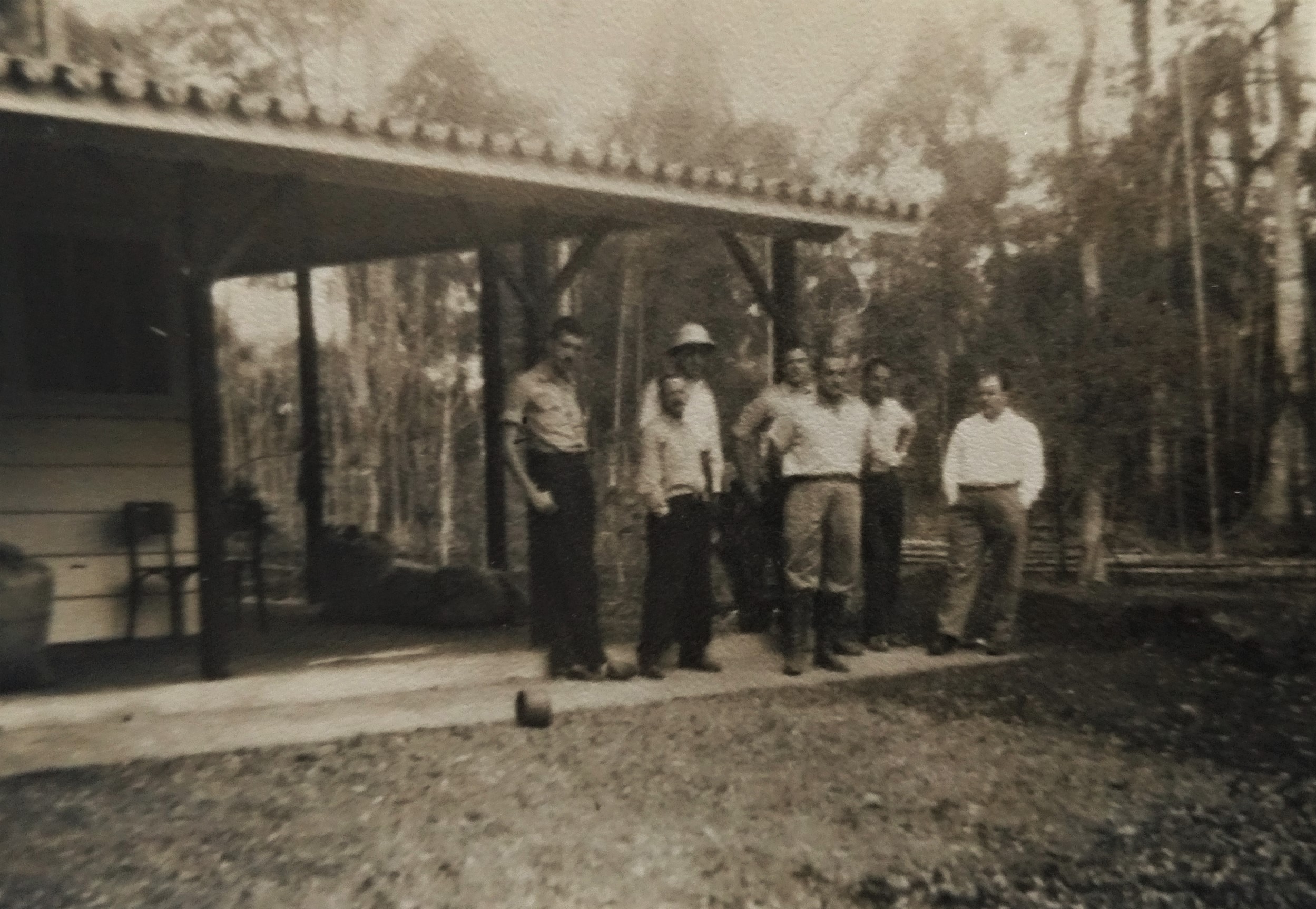 Personagens no Horto Florestal - Década de 1950