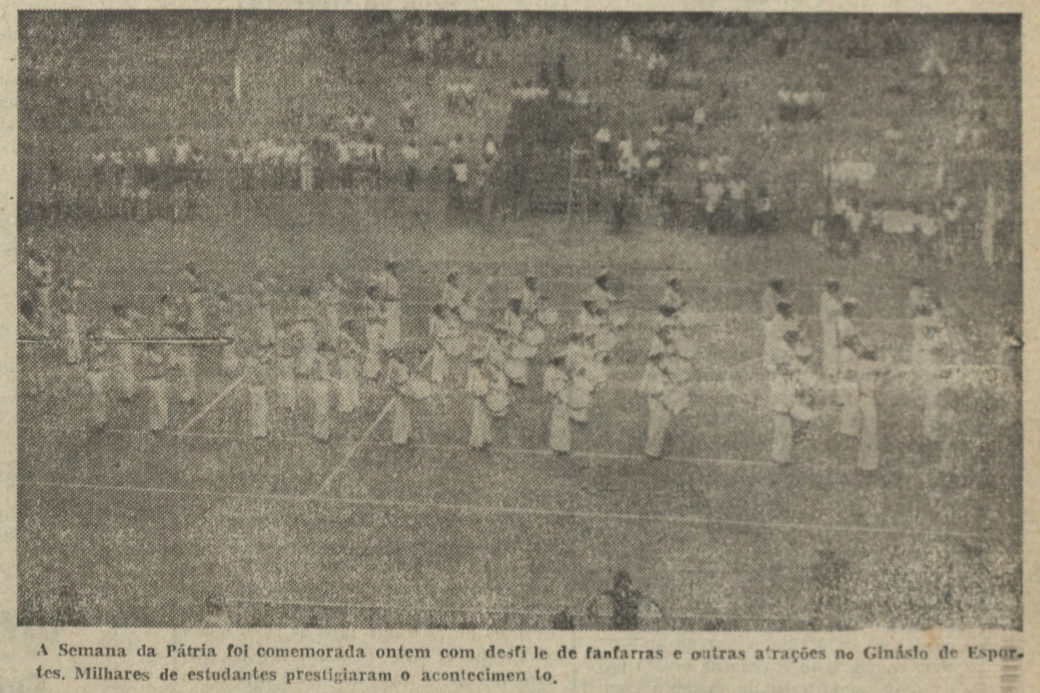 Maringá celebrou a Independência em 1976