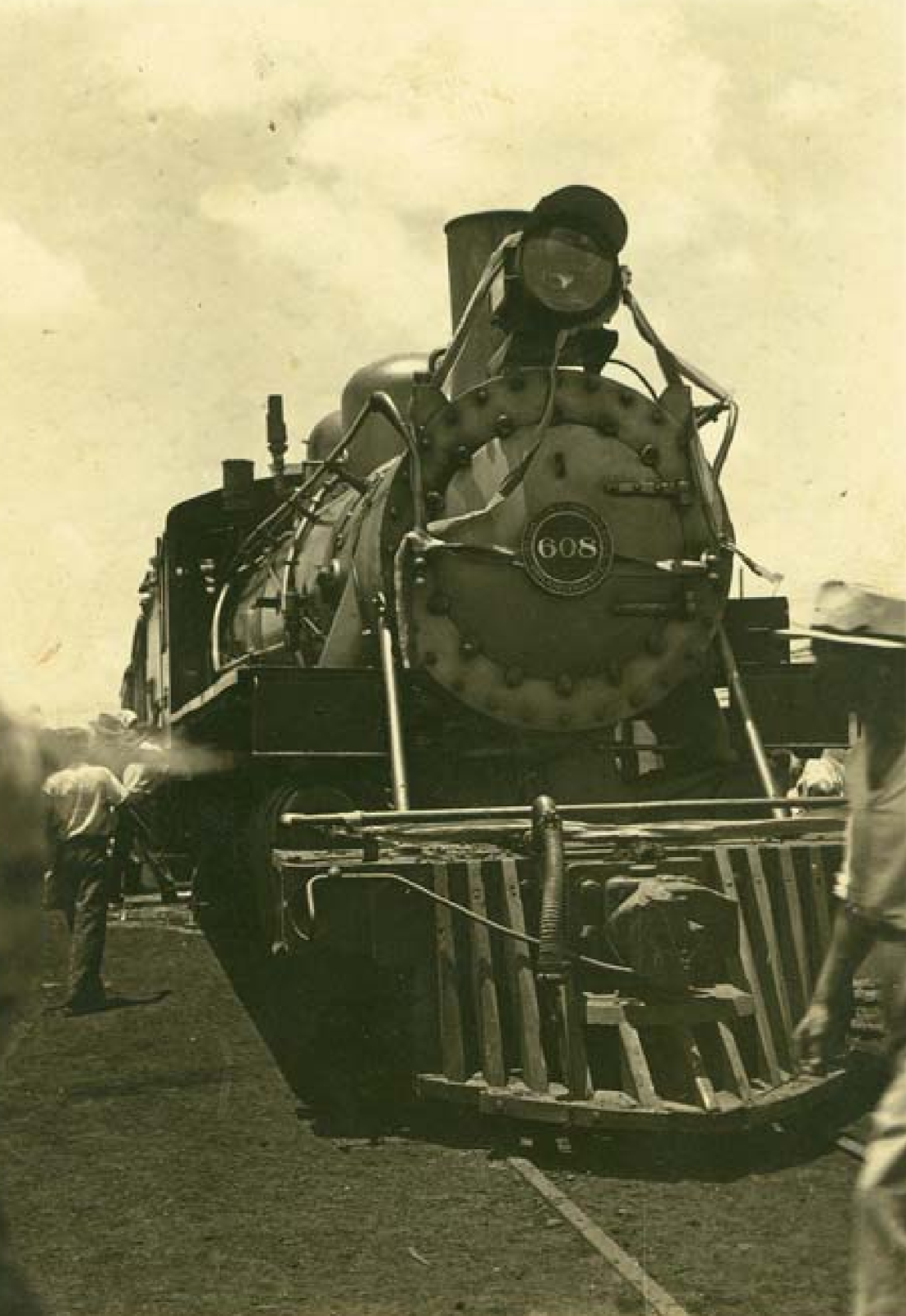 Locomotiva 608 (Maria Fumaça) - 1954