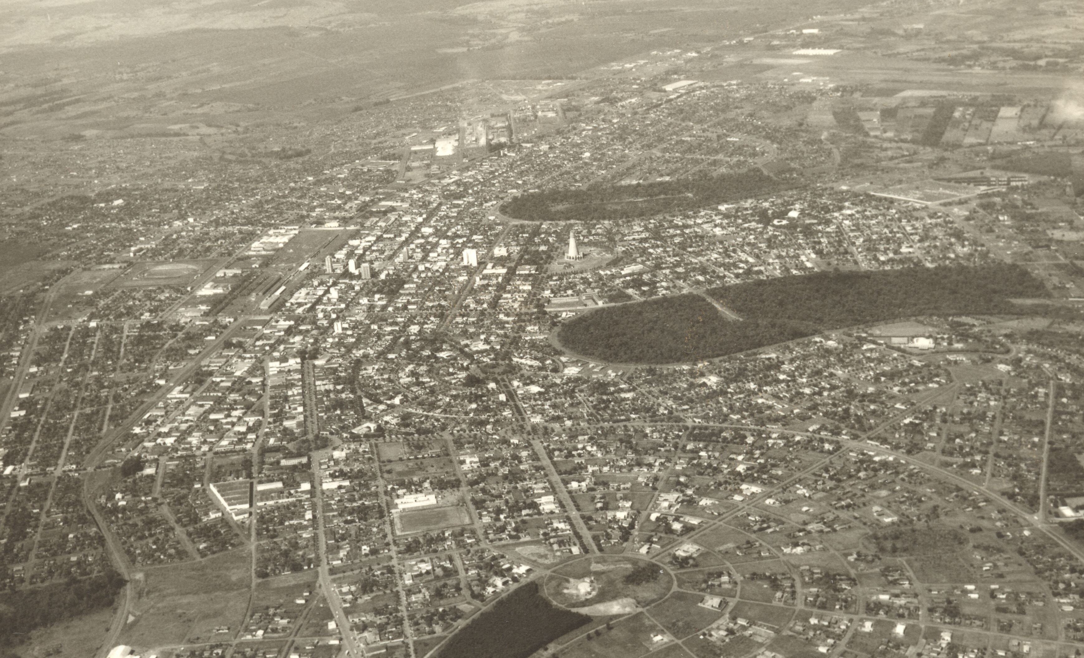Registro aéreo de Maringá - Anos 1970