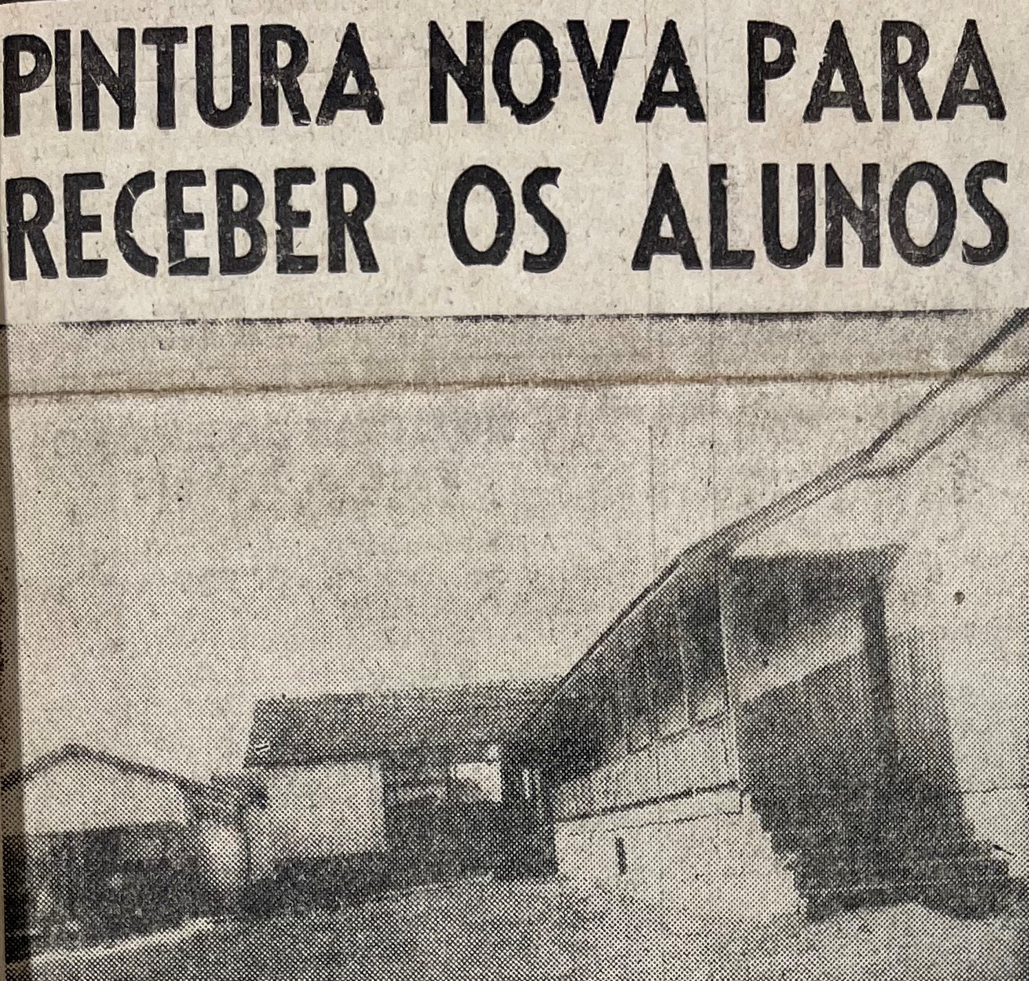 Melhorias no Grupo Escolar Loyde Novaes - 1966