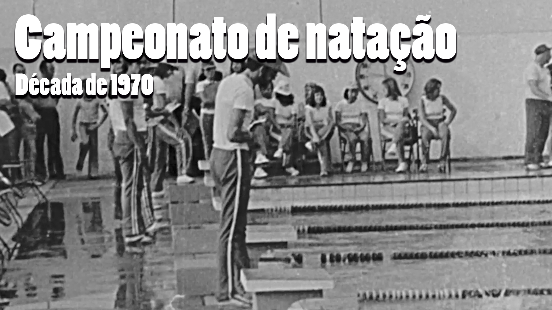 RARIDADE - Campeonato de natação - Década de 1970