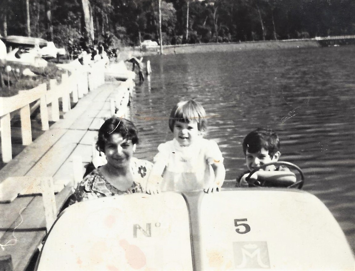 Pedalinho no Parque do Ingá - 1972