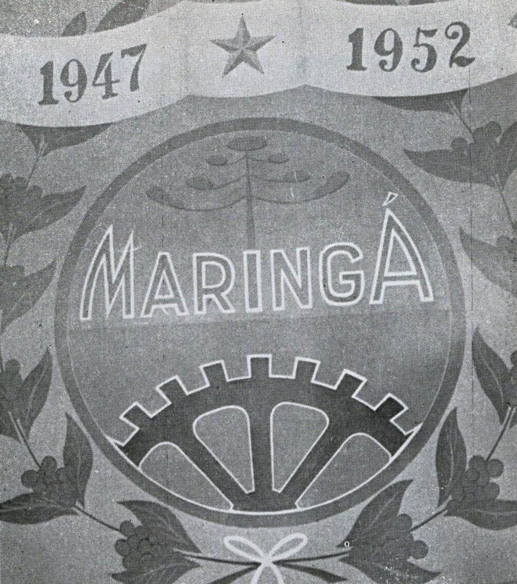 Emblema comemorativo à Maringá - 1952