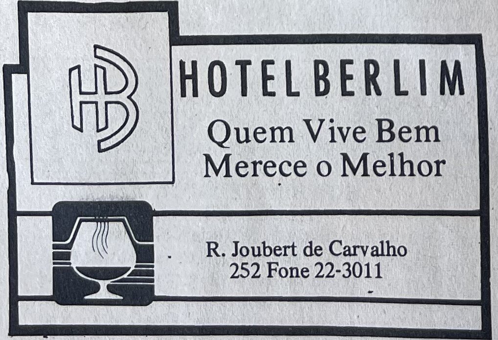 De Vila Rica a Hotel Berlim - 1986