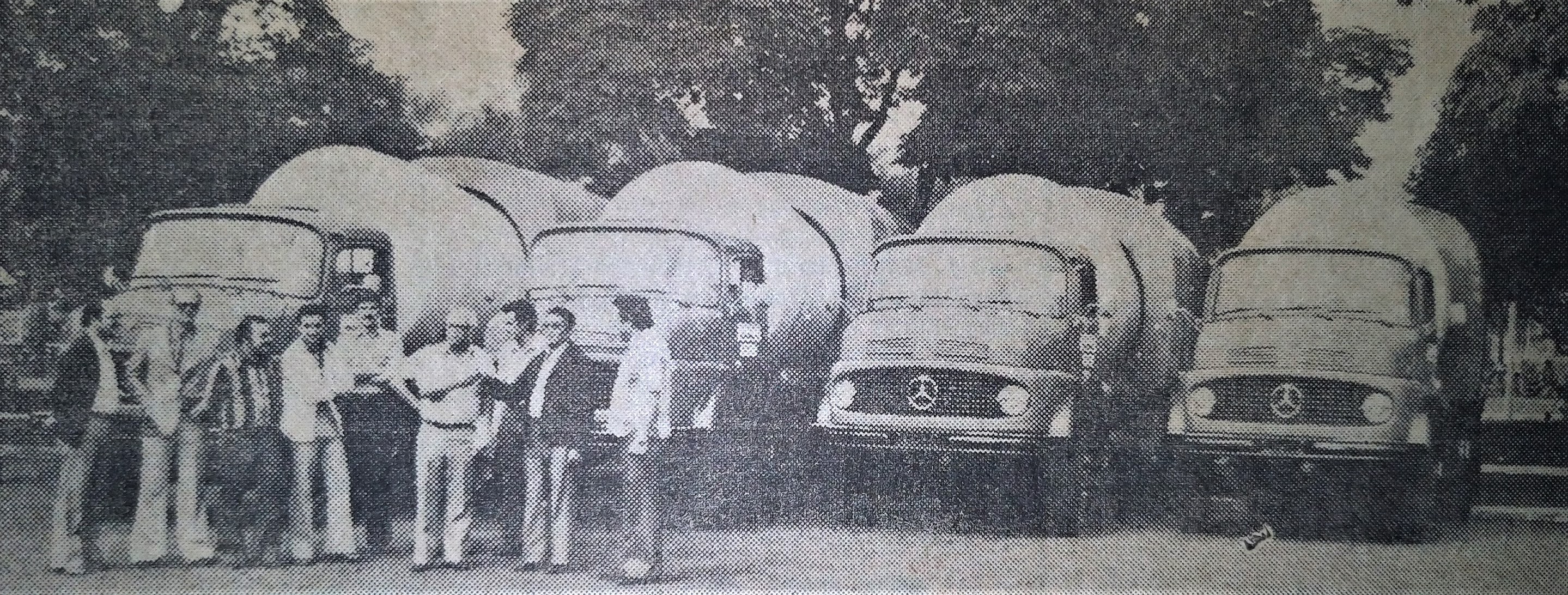 Entrega de caminhões KUKA - 1978
