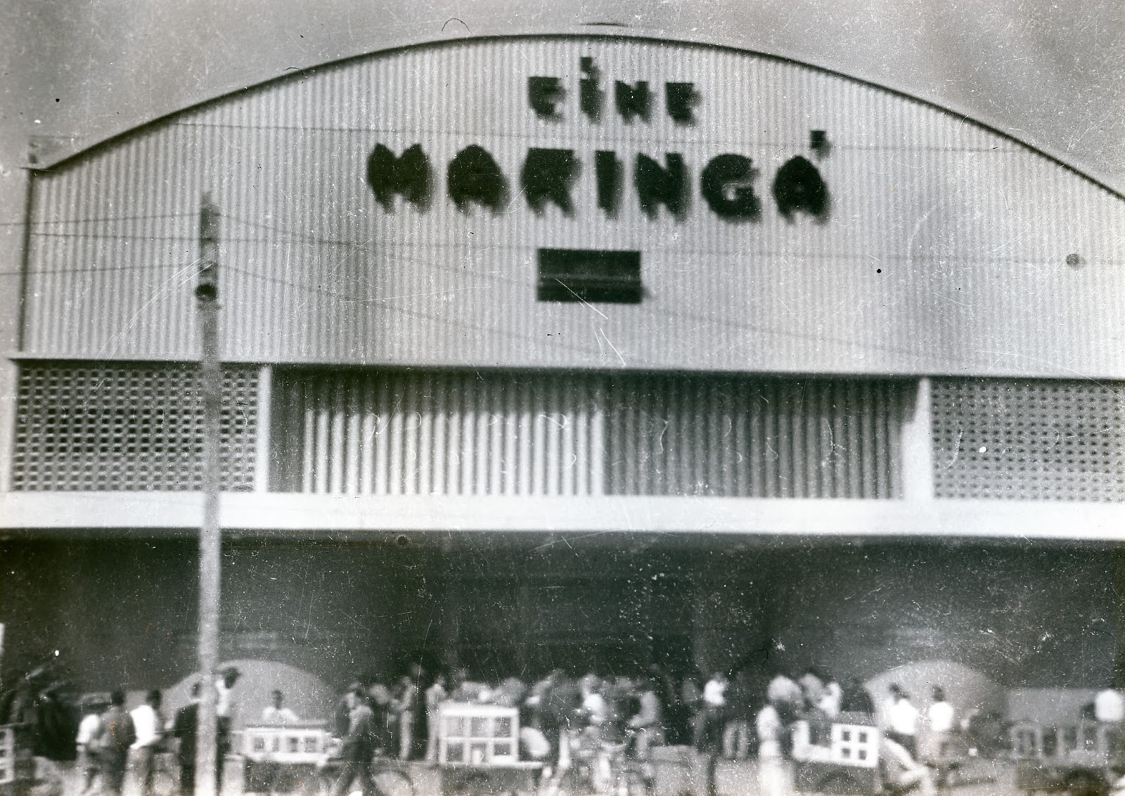 Fachada do Cine Maringá - Década de 1950