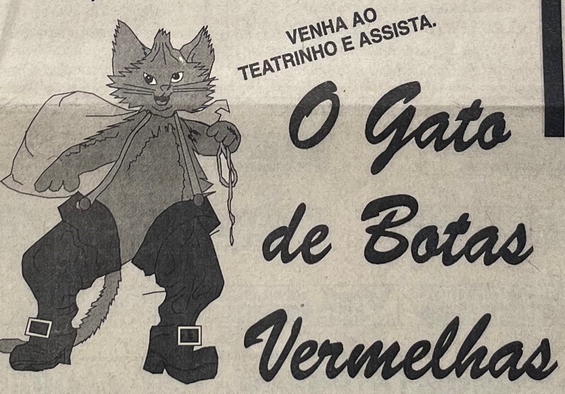 O Gato de Botas Vermelhas no Mercadorama - 1995