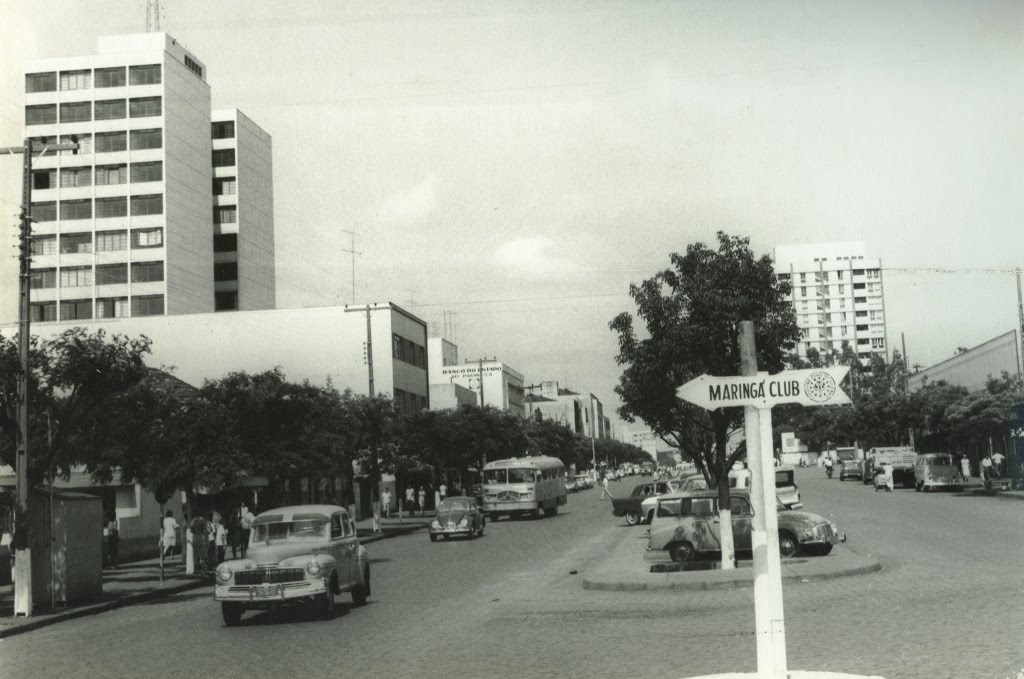 Avenida Brasil esquina com a Avenida Herval - Década de 1960