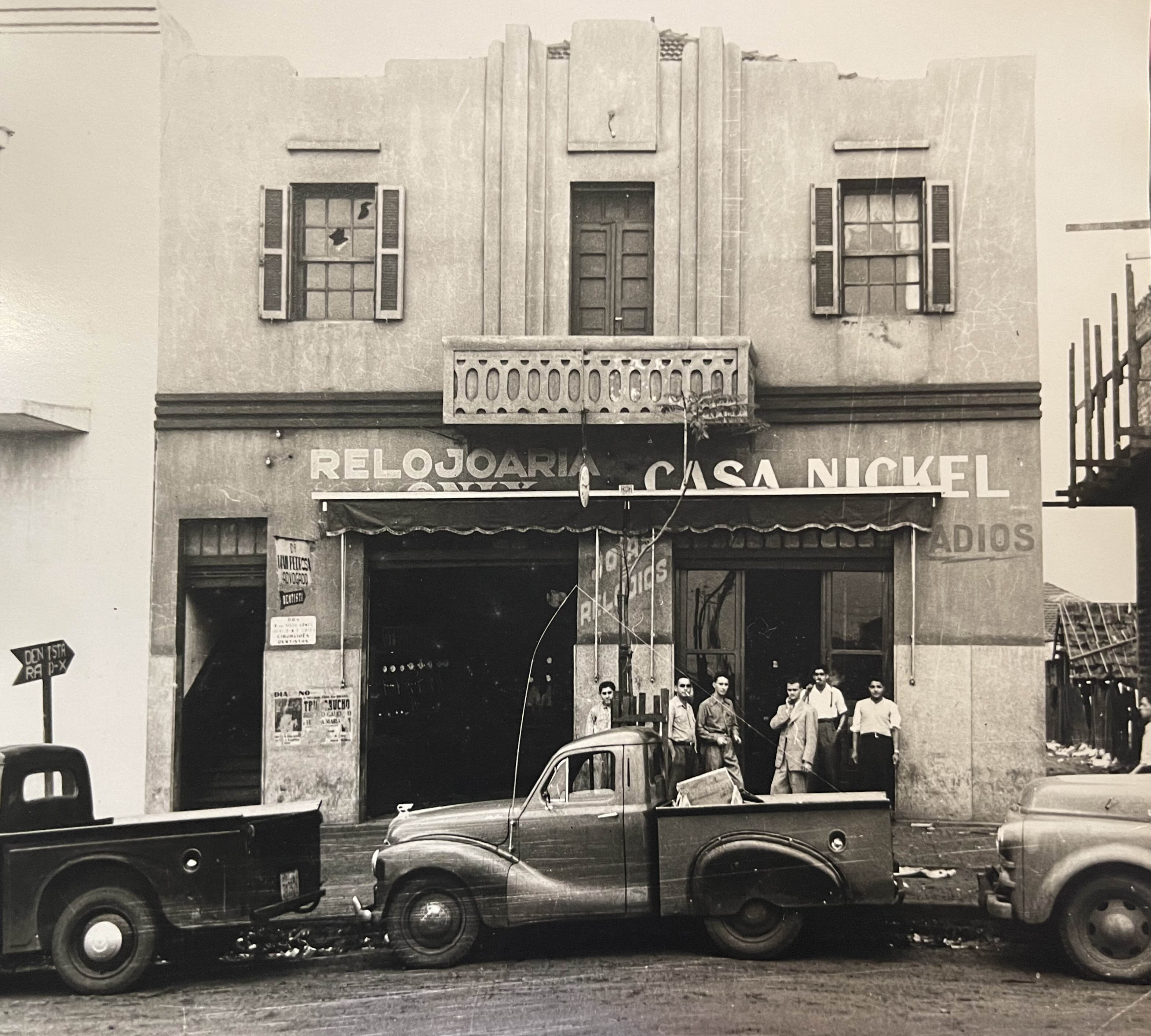 Relojoaria Onix e Casa Nickel - Início dos anos 1950