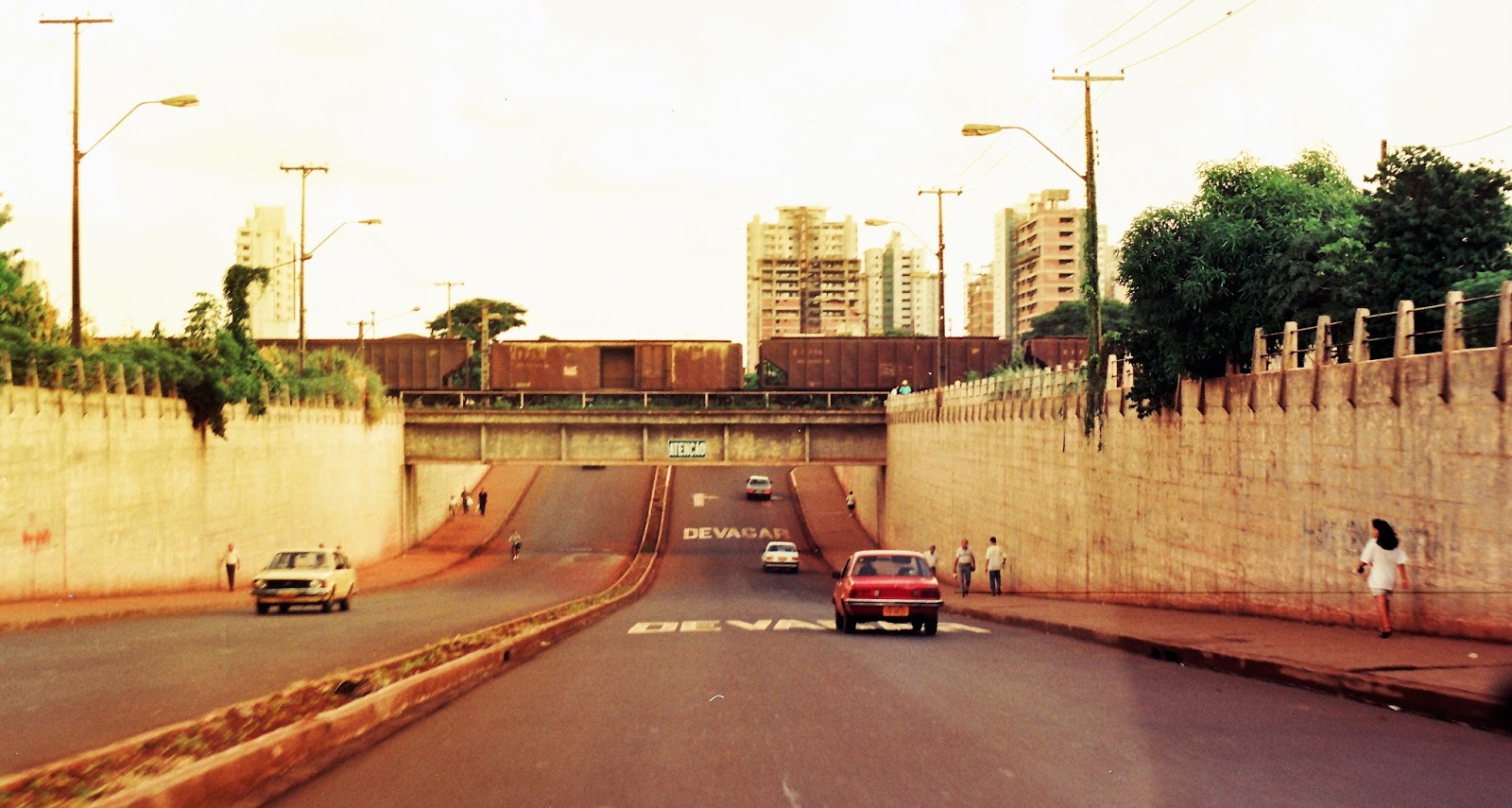 Viaduto do Café - Década de 1980