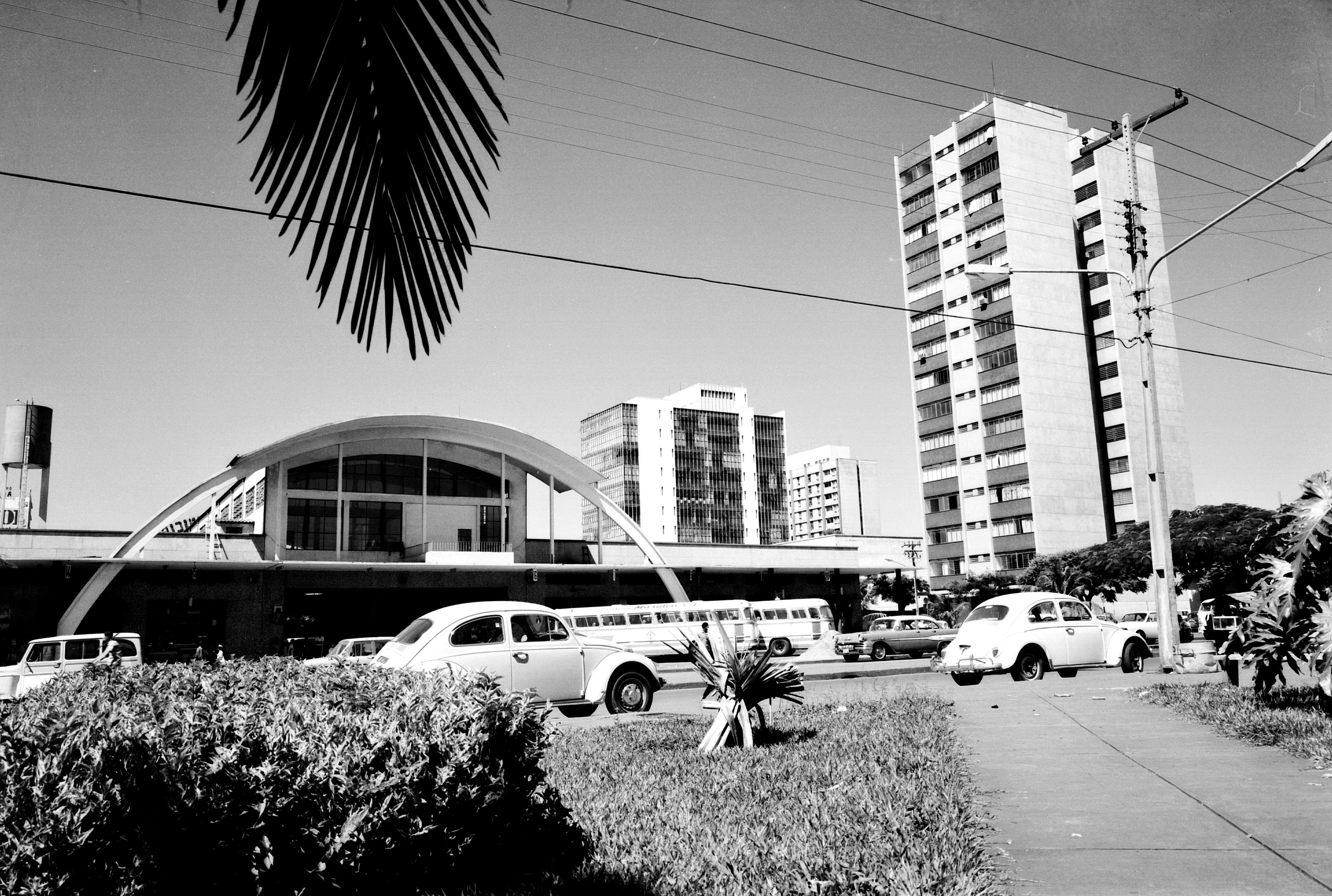 Praça Nações Unidas e Estação Rodoviária - Década de 1970