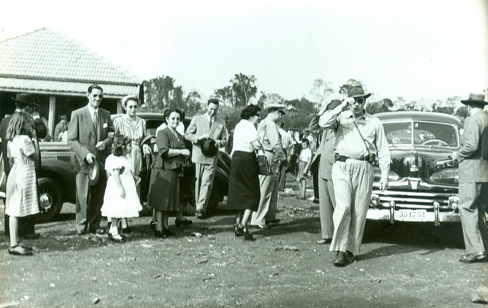 Público presente - Campo de Aviação - 1949