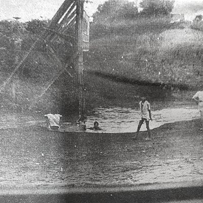 O piscinão da avenida Colombo - 1976