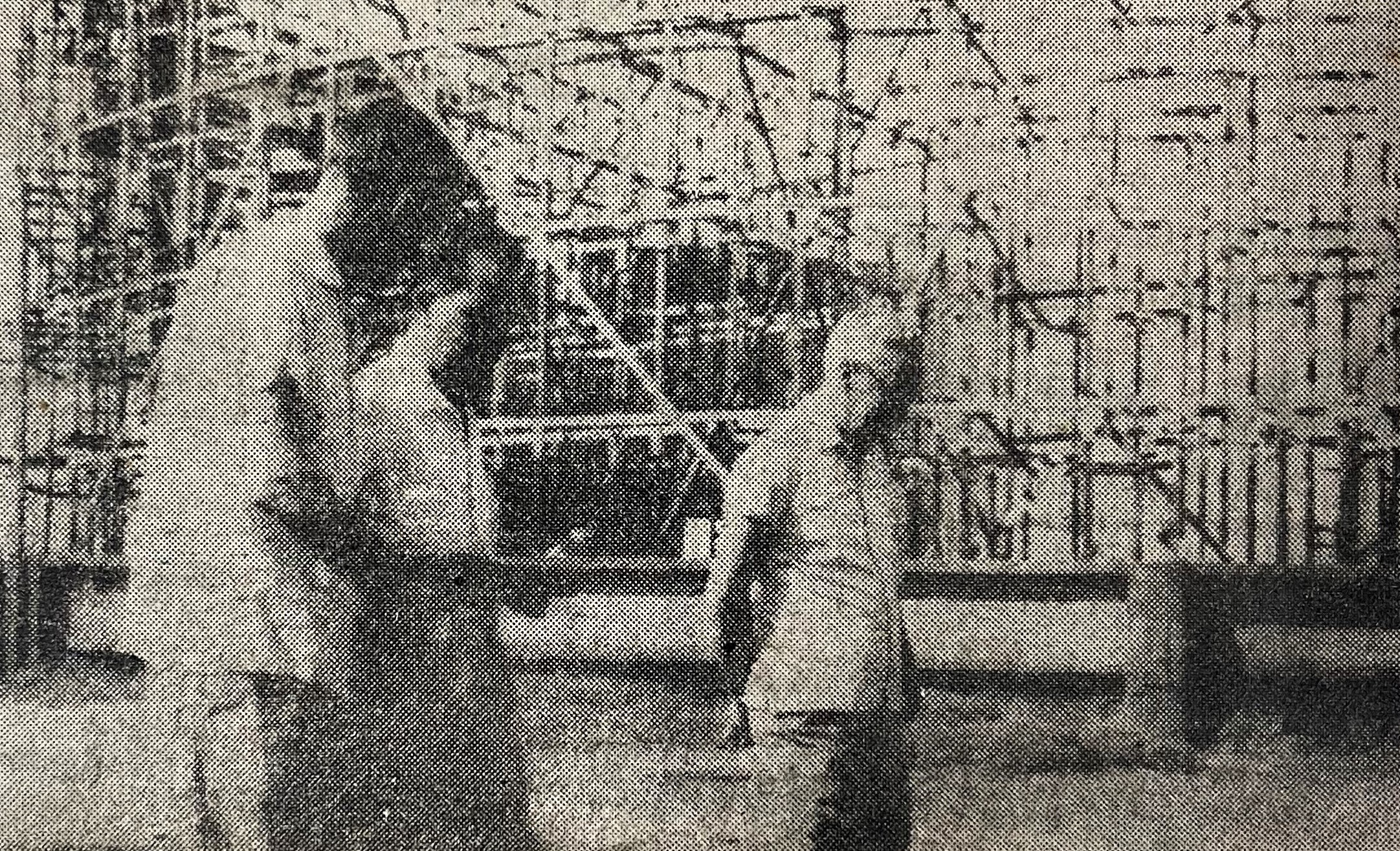 O arquiteto Bellucci visita às obras da Catedral - 1966